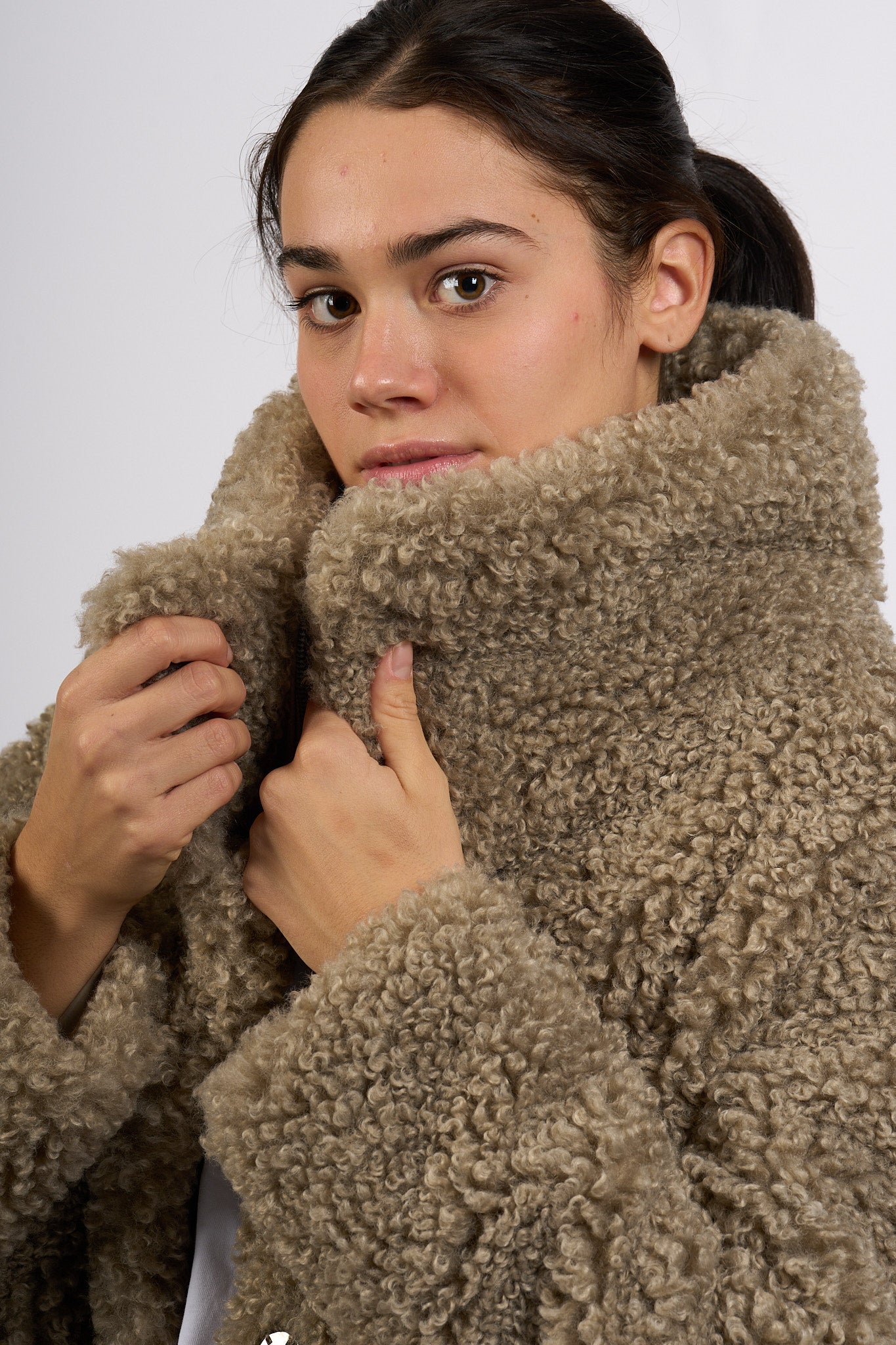 Rrd Cappotto Hybrid Tabacco Donna-7