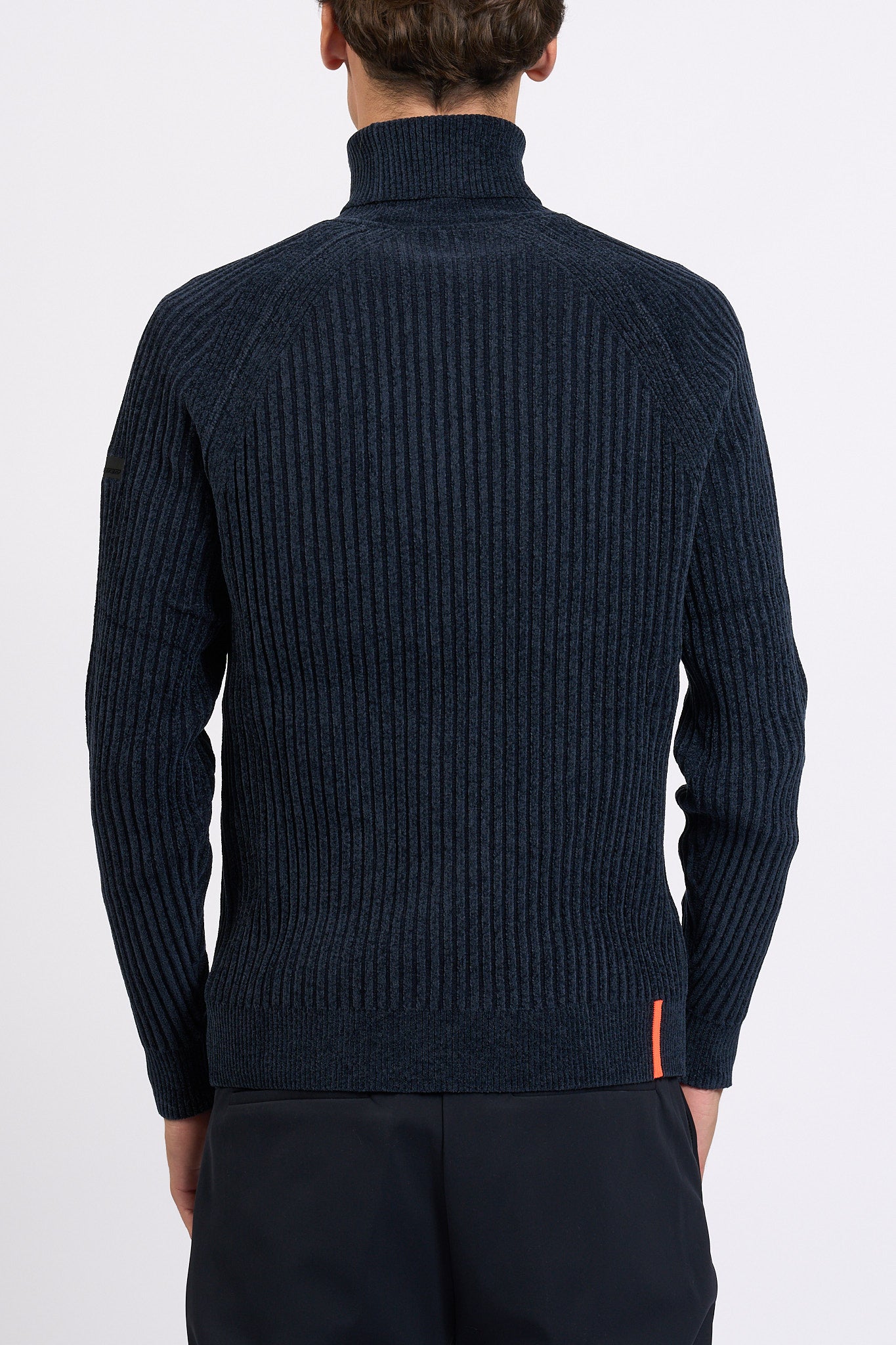 Rrd Dolcevita Ciniglia Blu nero Uomo-6