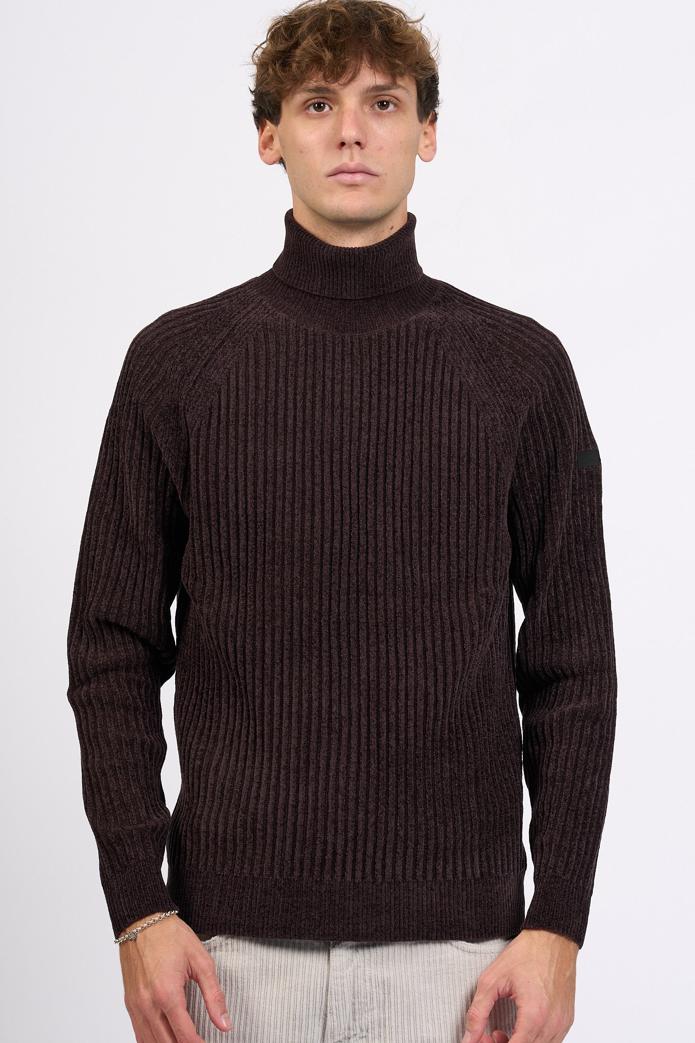 Rrd Dolcevita Ciniglia Bordeaux Uomo-4