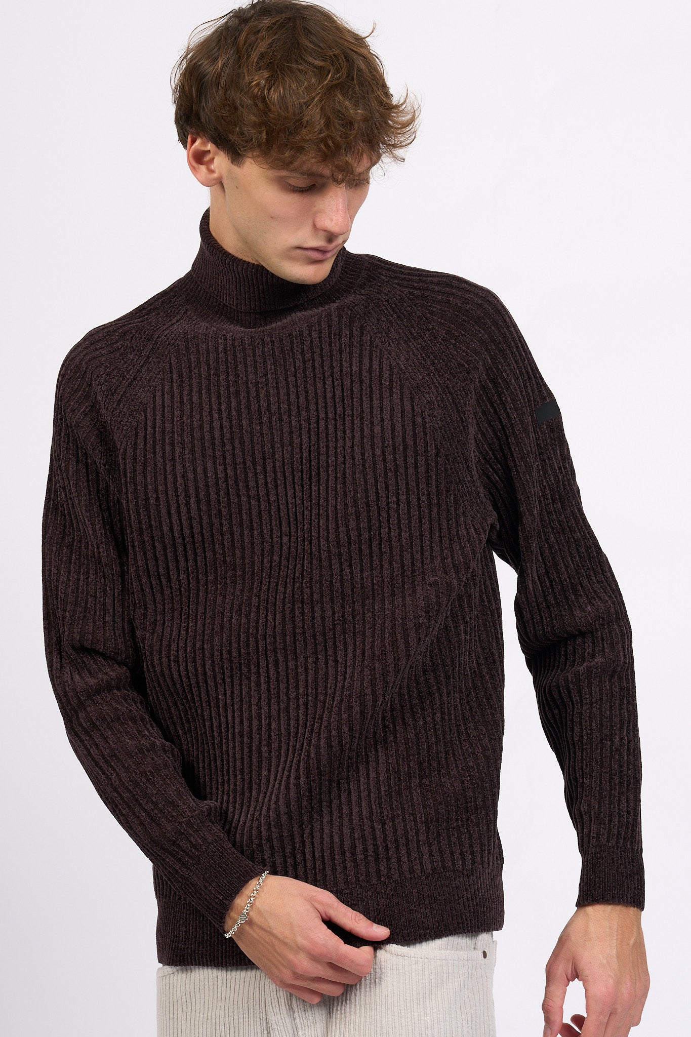 Rrd Dolcevita Ciniglia Bordeaux Uomo-5