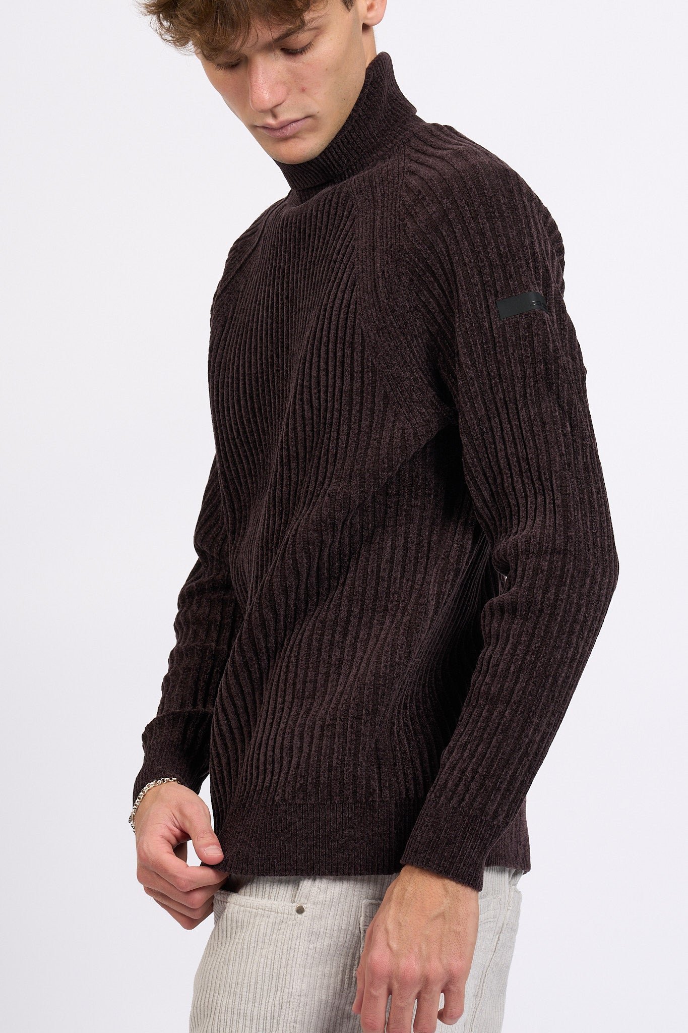 Rrd Dolcevita Ciniglia Bordeaux Uomo-1
