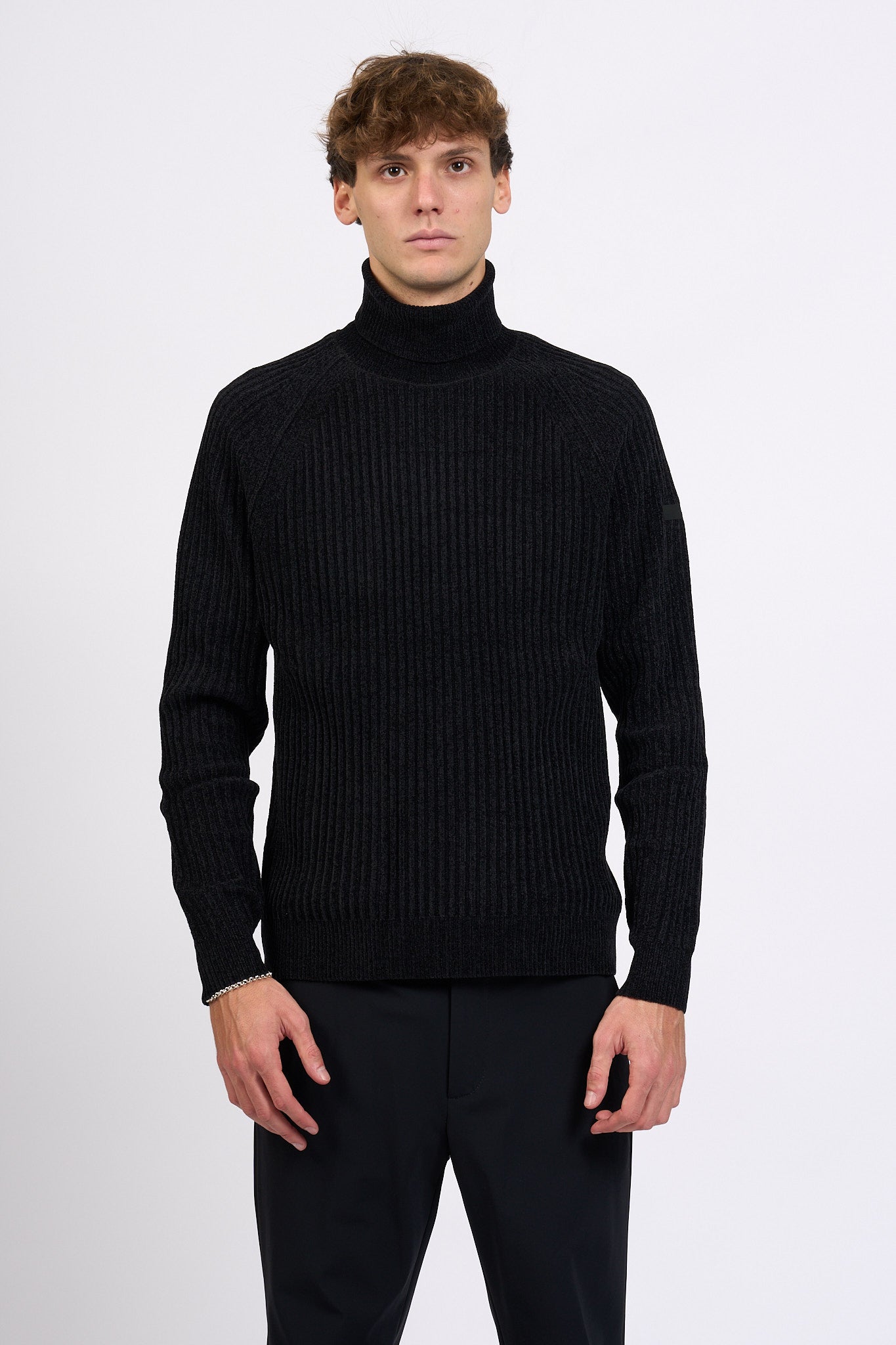 Rrd Dolcevita Ciniglia Nero Uomo-7