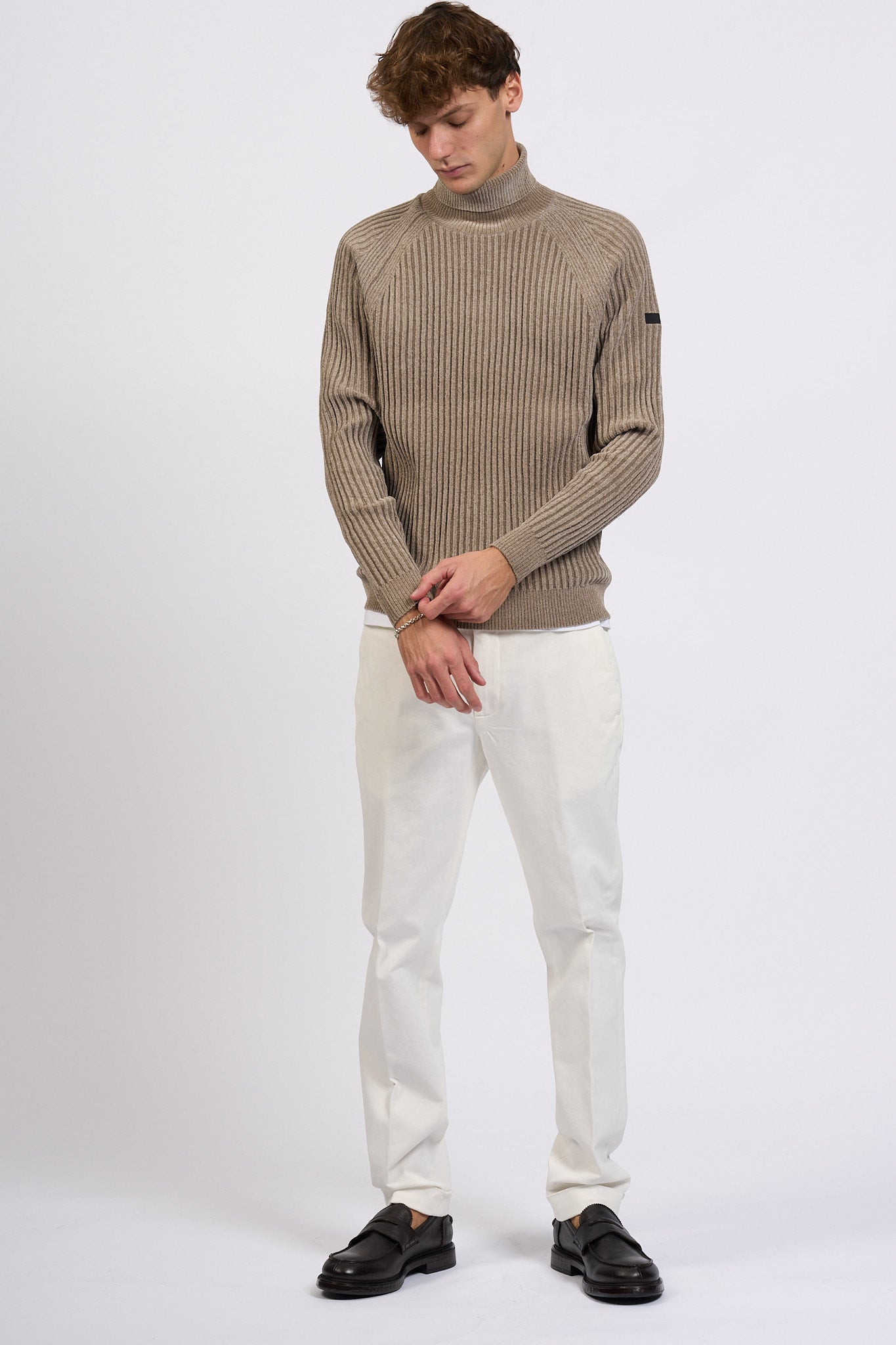 Rrd Dolcevita Ciniglia Beige Uomo-2