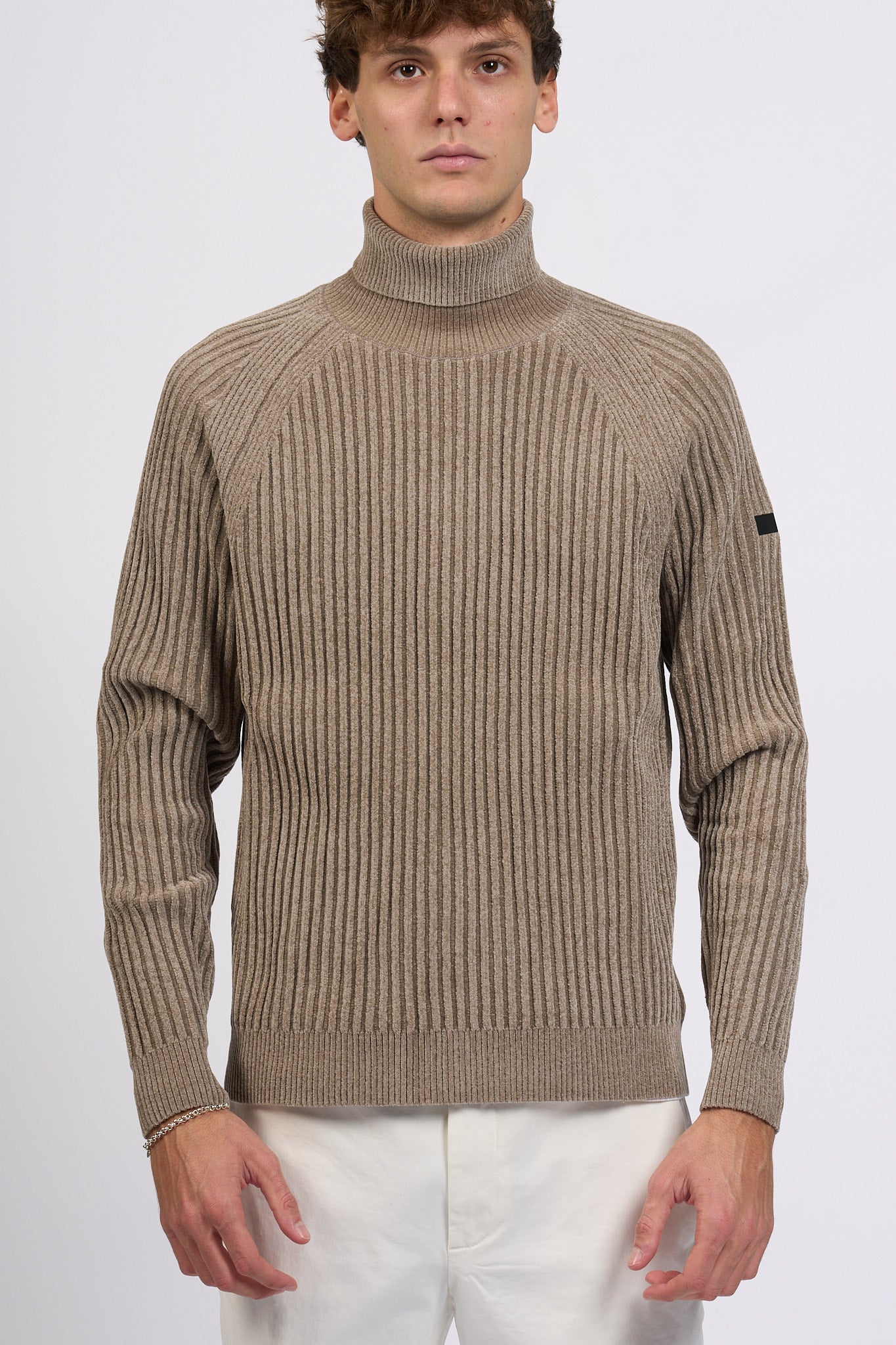 Rrd Dolcevita Ciniglia Beige Uomo-3