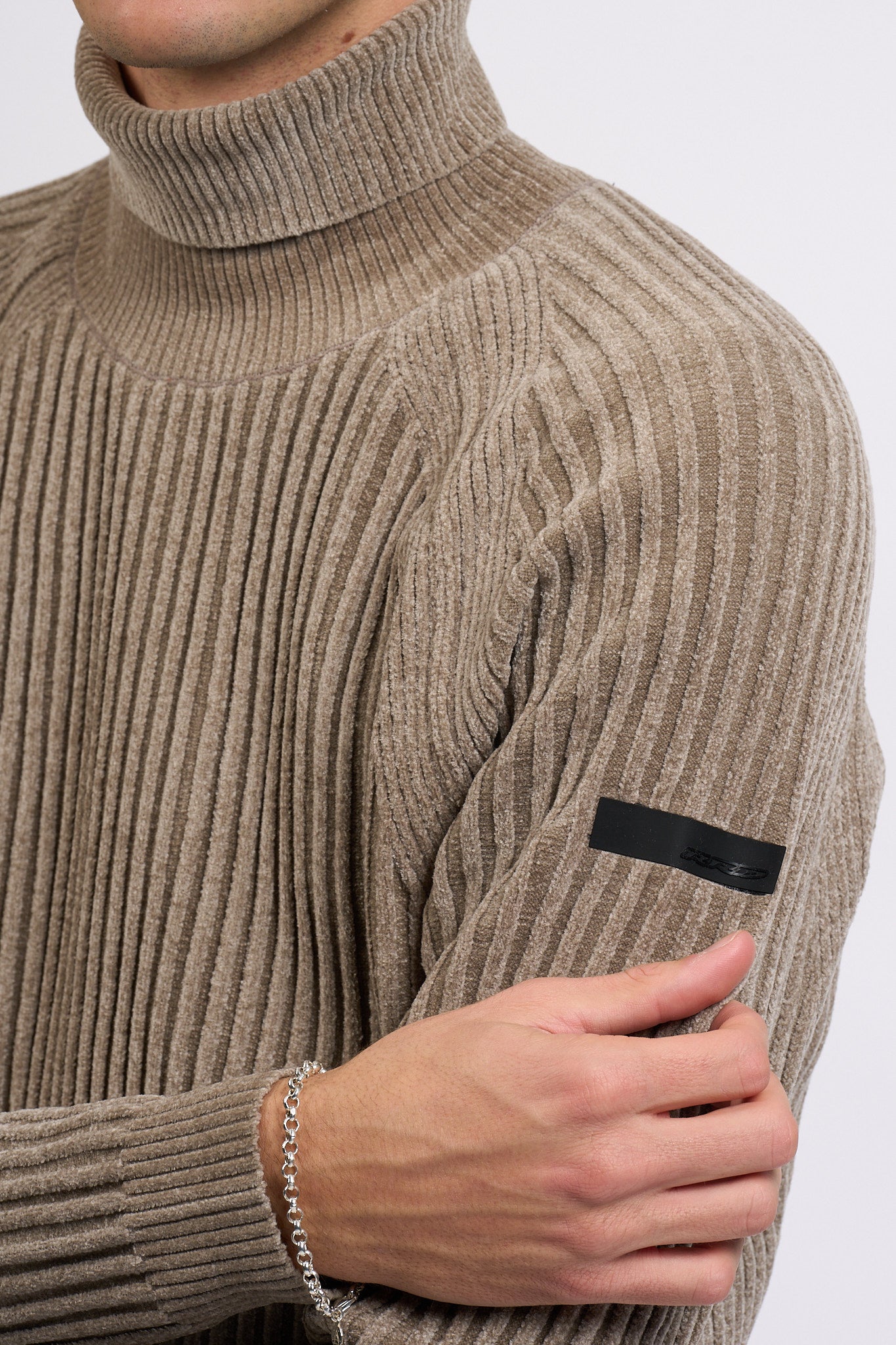 Rrd Dolcevita Ciniglia Beige Uomo-7