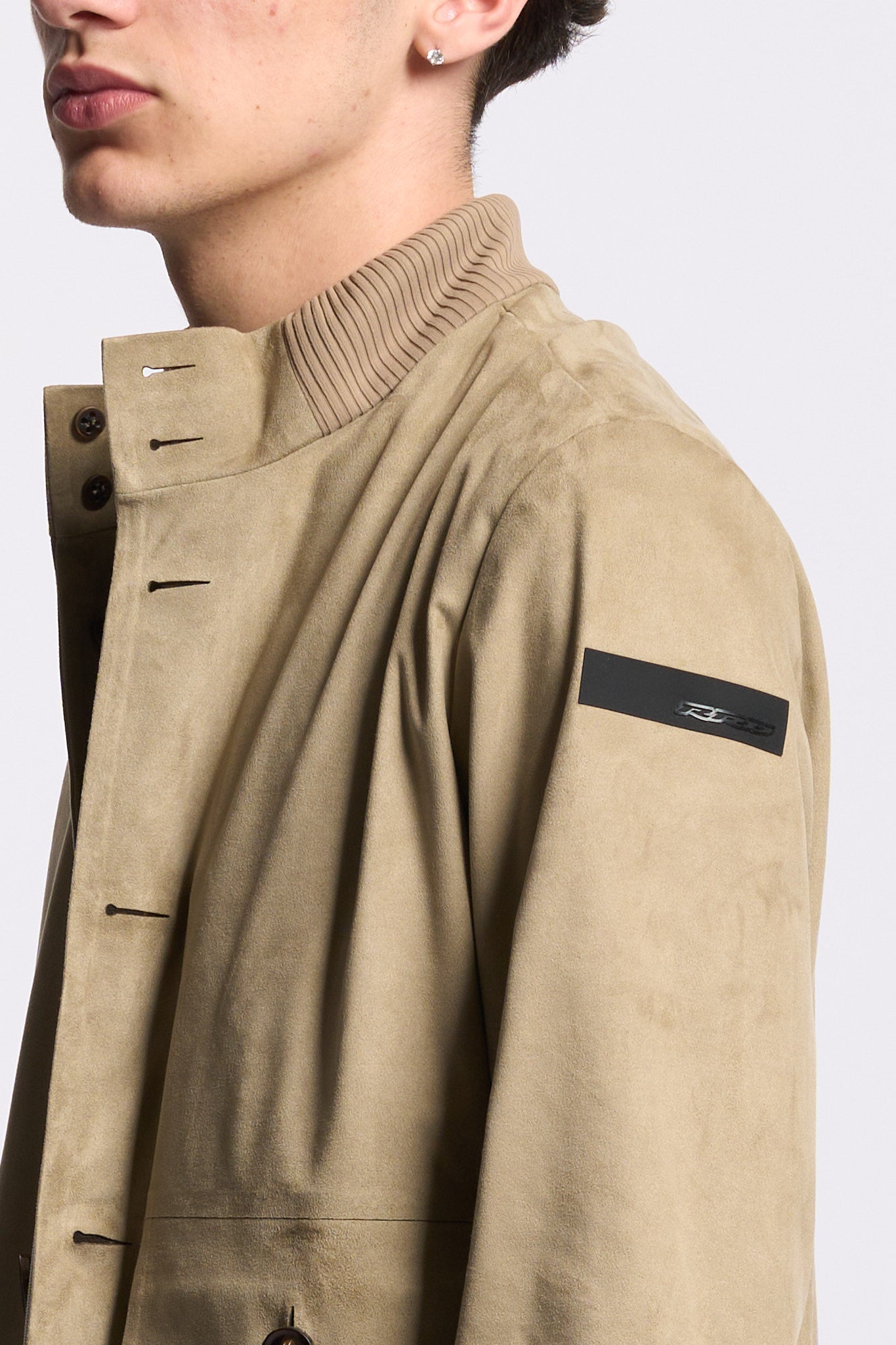 Rrd Giacca in Eco Suede Tabacco Uomo-2