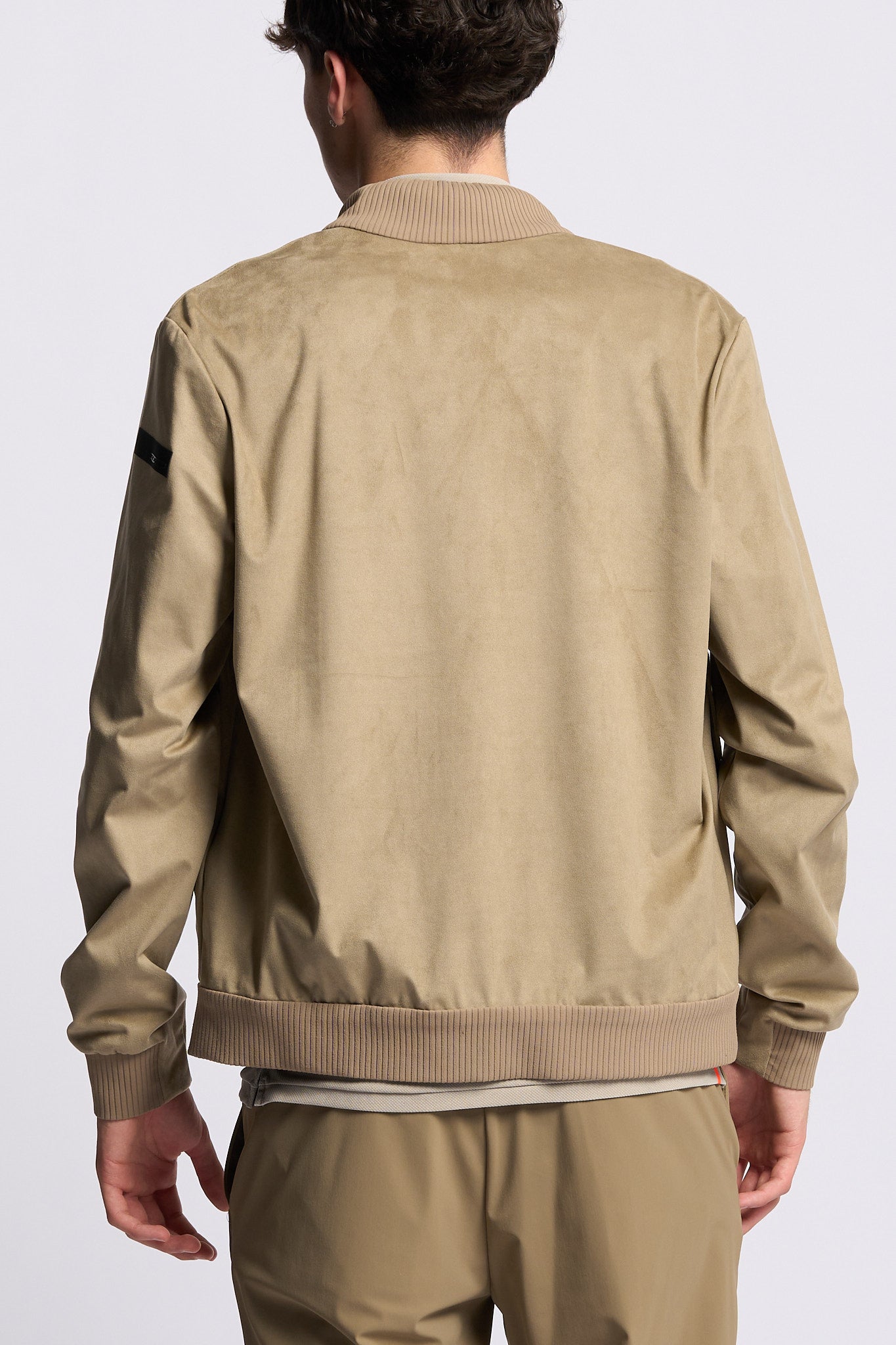 Rrd Giacca in Eco Suede Tabacco Uomo-5