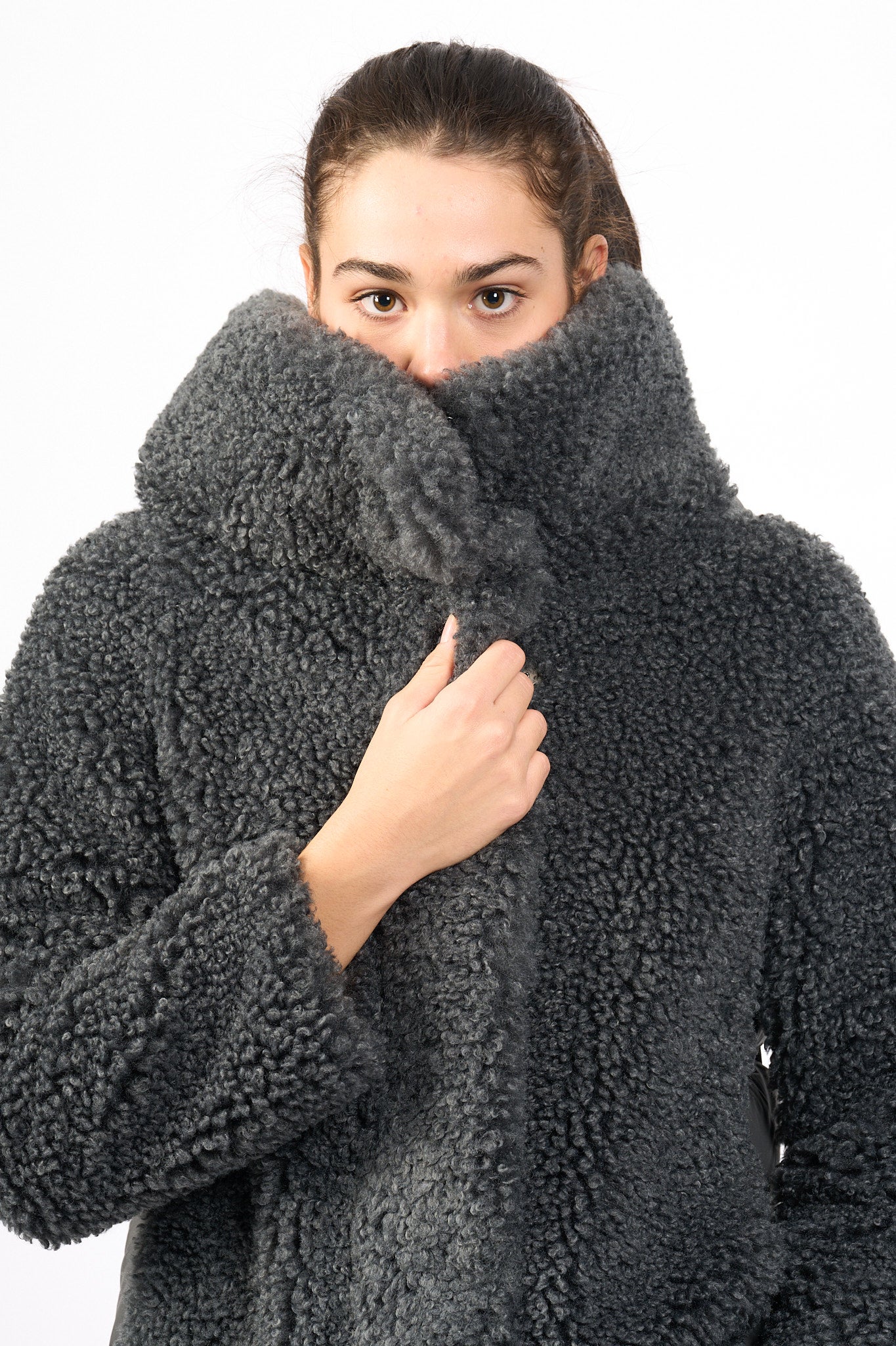 Rrd Giaccone Hybrid Con Cappuccio Verde Donna-6