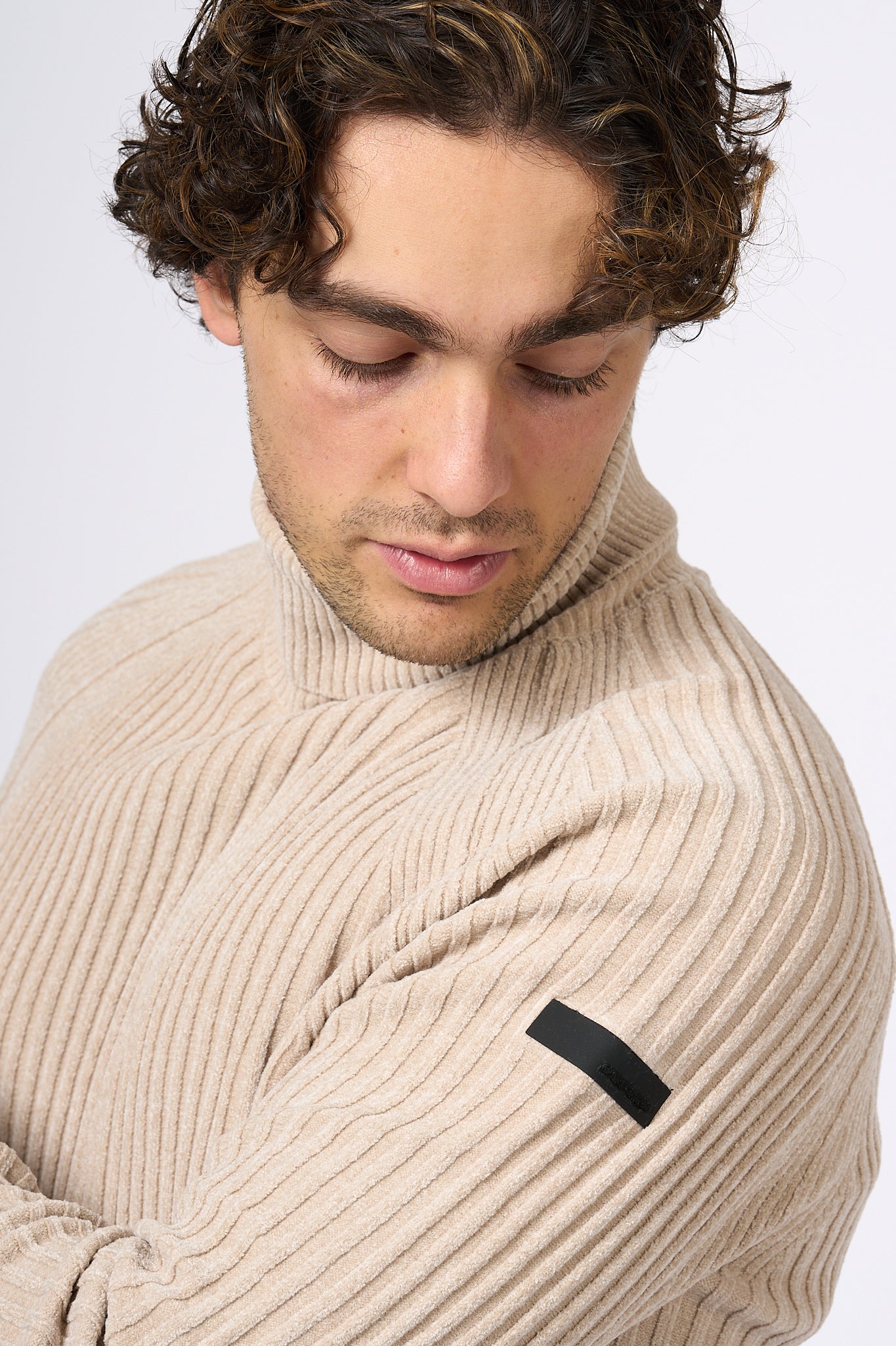 Rrd Turtleneck Sweater Sand Men-7