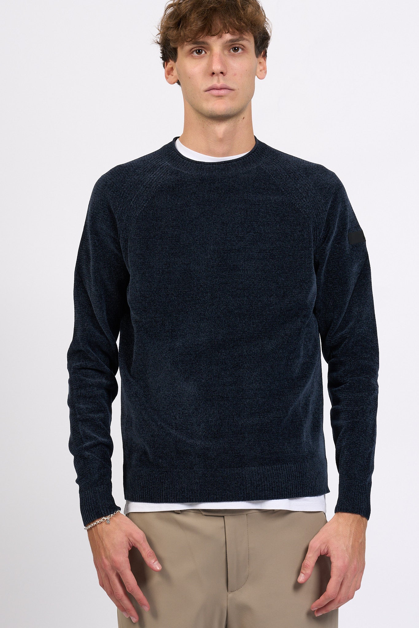 Rrd Maglia Ciniglia Blu nero Uomo-3