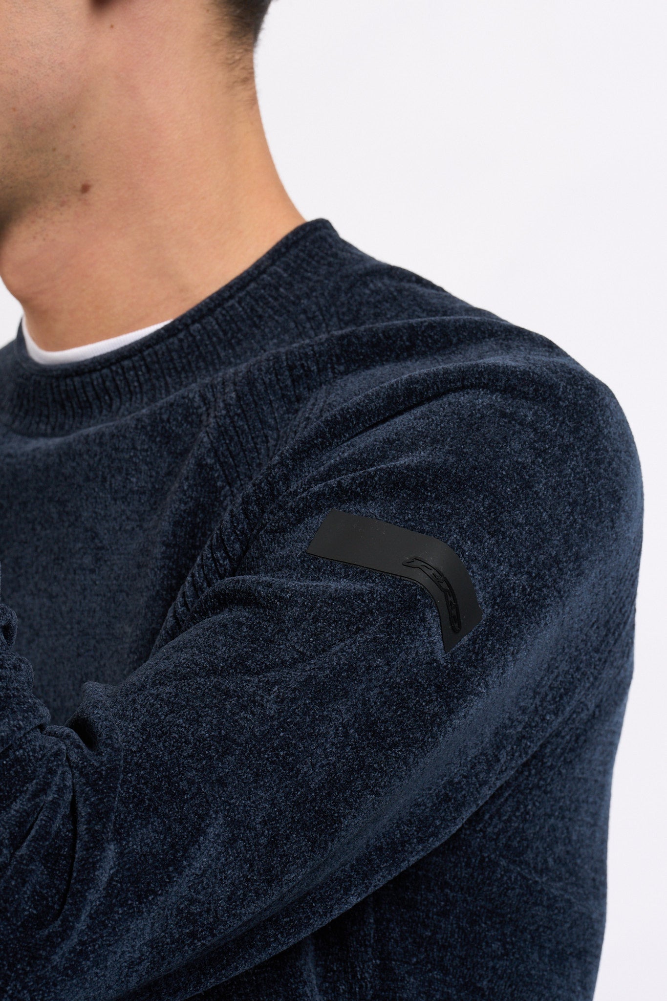 Rrd Maglia Ciniglia Blu nero Uomo-4