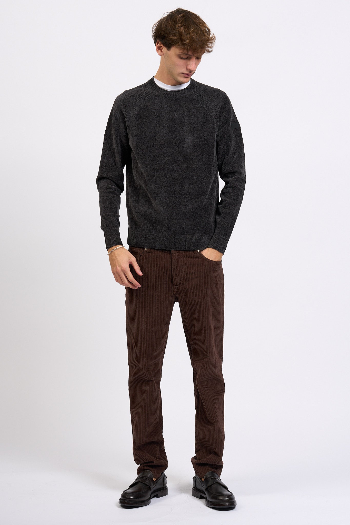 Rrd Maglia Ciniglia Grigio scuro Uomo-7