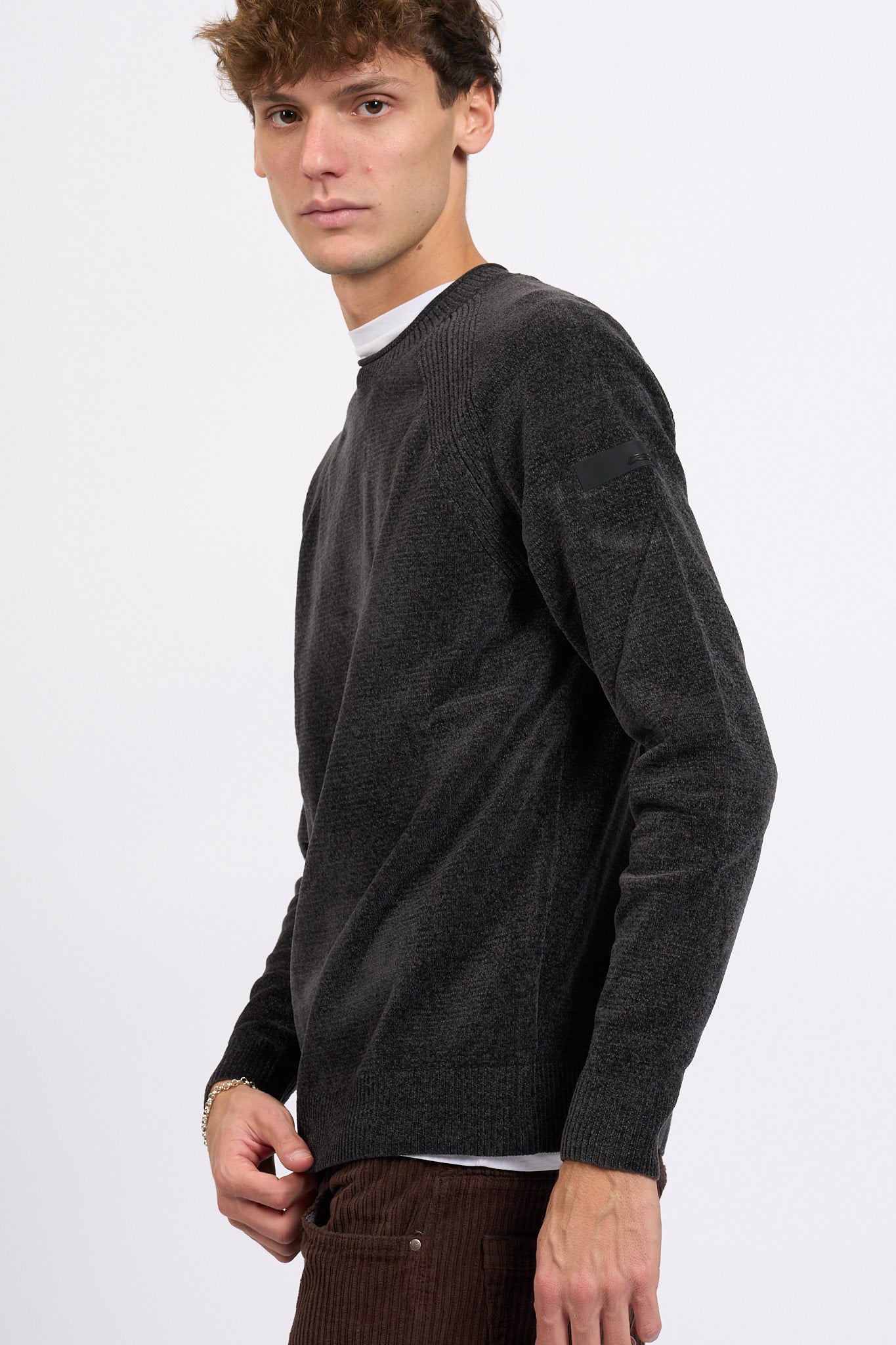 Rrd Maglia Ciniglia Grigio scuro Uomo-5