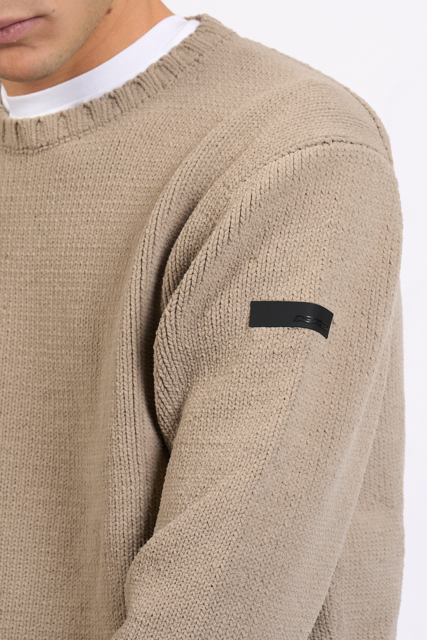 Rrd Maglia Girocollo Beige Uomo-2