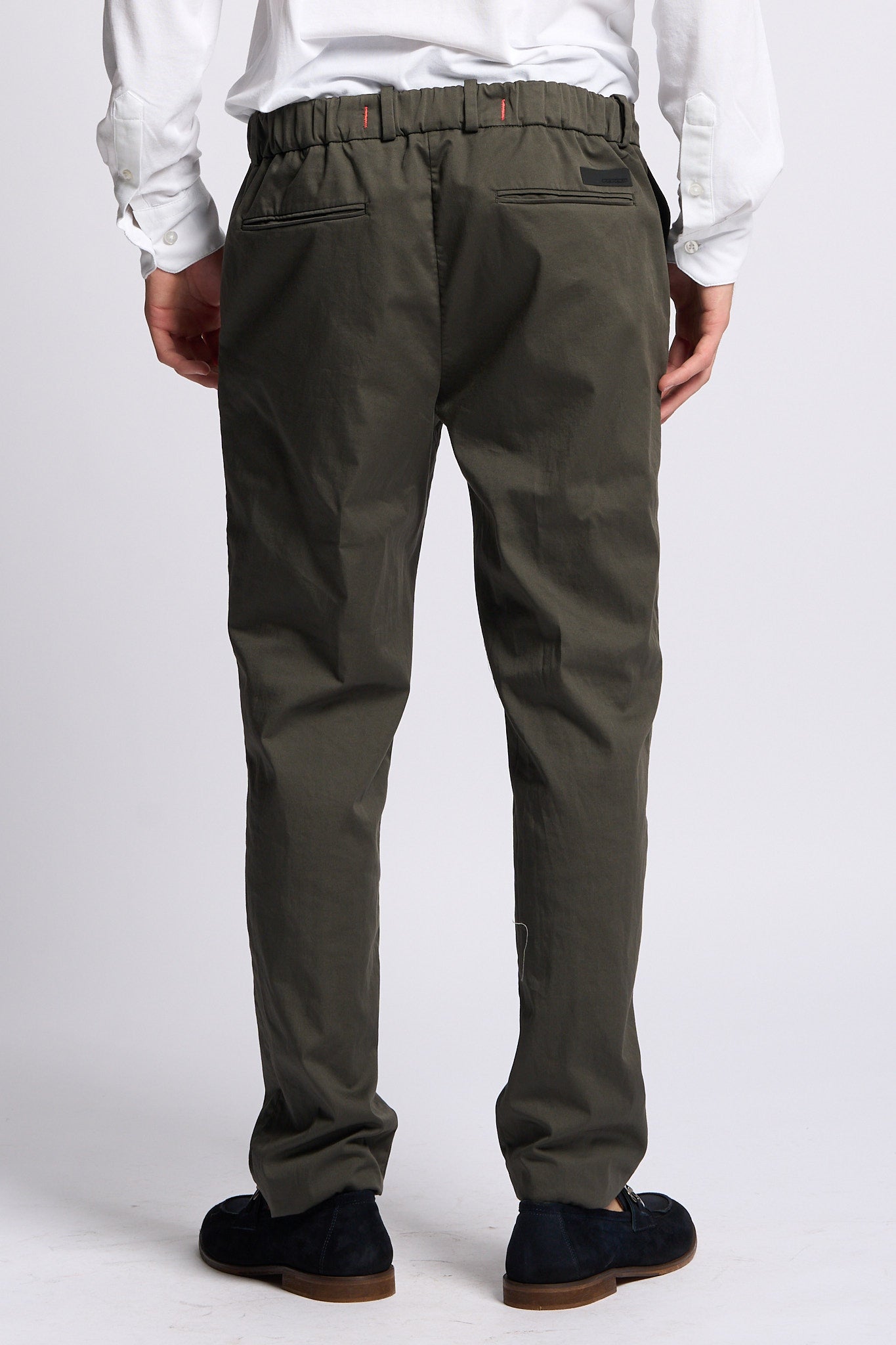 Rrd Pantalone Cottech Verde Militare Uomo-7