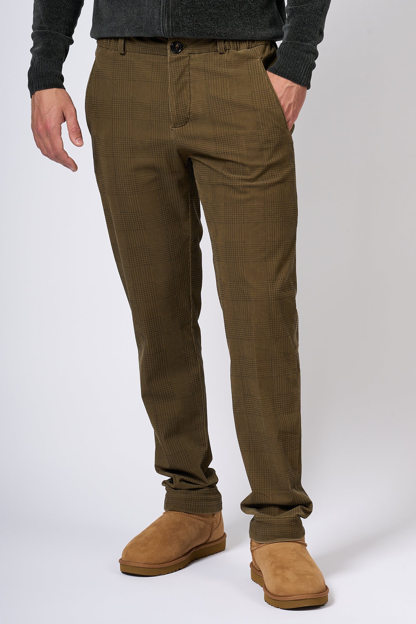 Rrd Green Velvet Pants Men-3