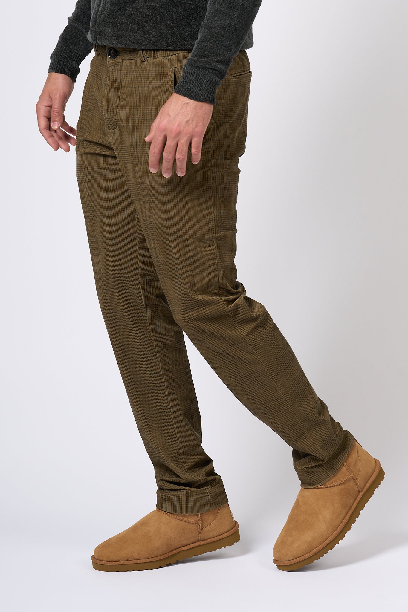 Rrd Green Velvet Pants Men-1