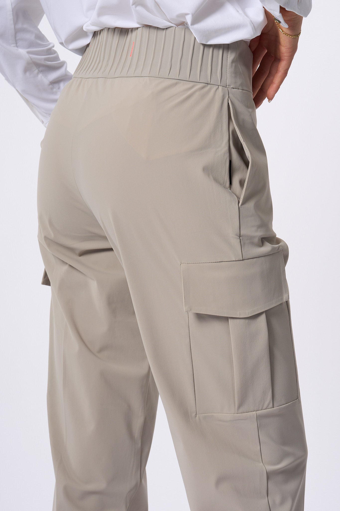 Rrd Pantaloni Cargo Sabbia Donna-3