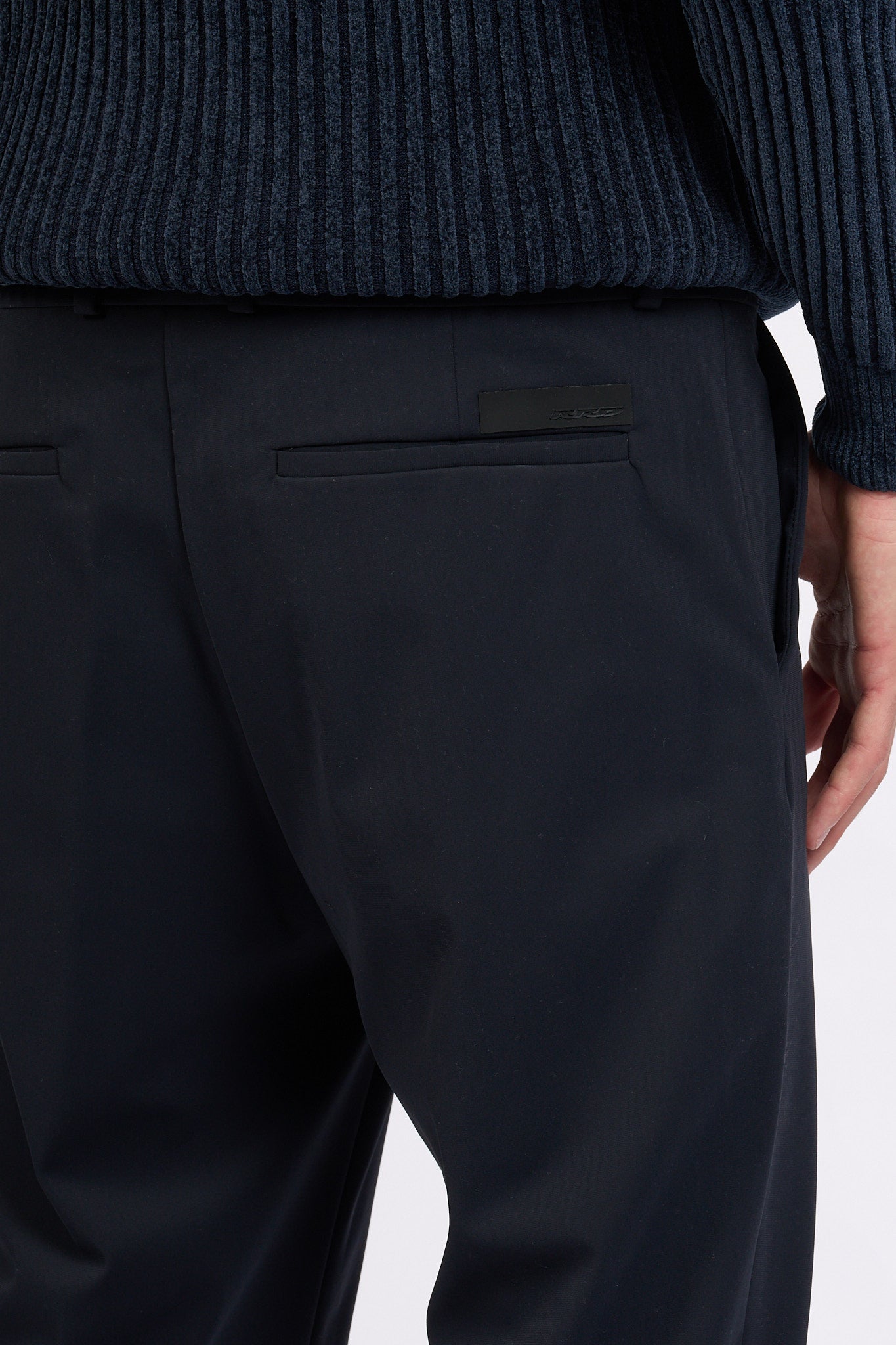 Rrd Pantaloni Soft Touch Blu nero Uomo-6