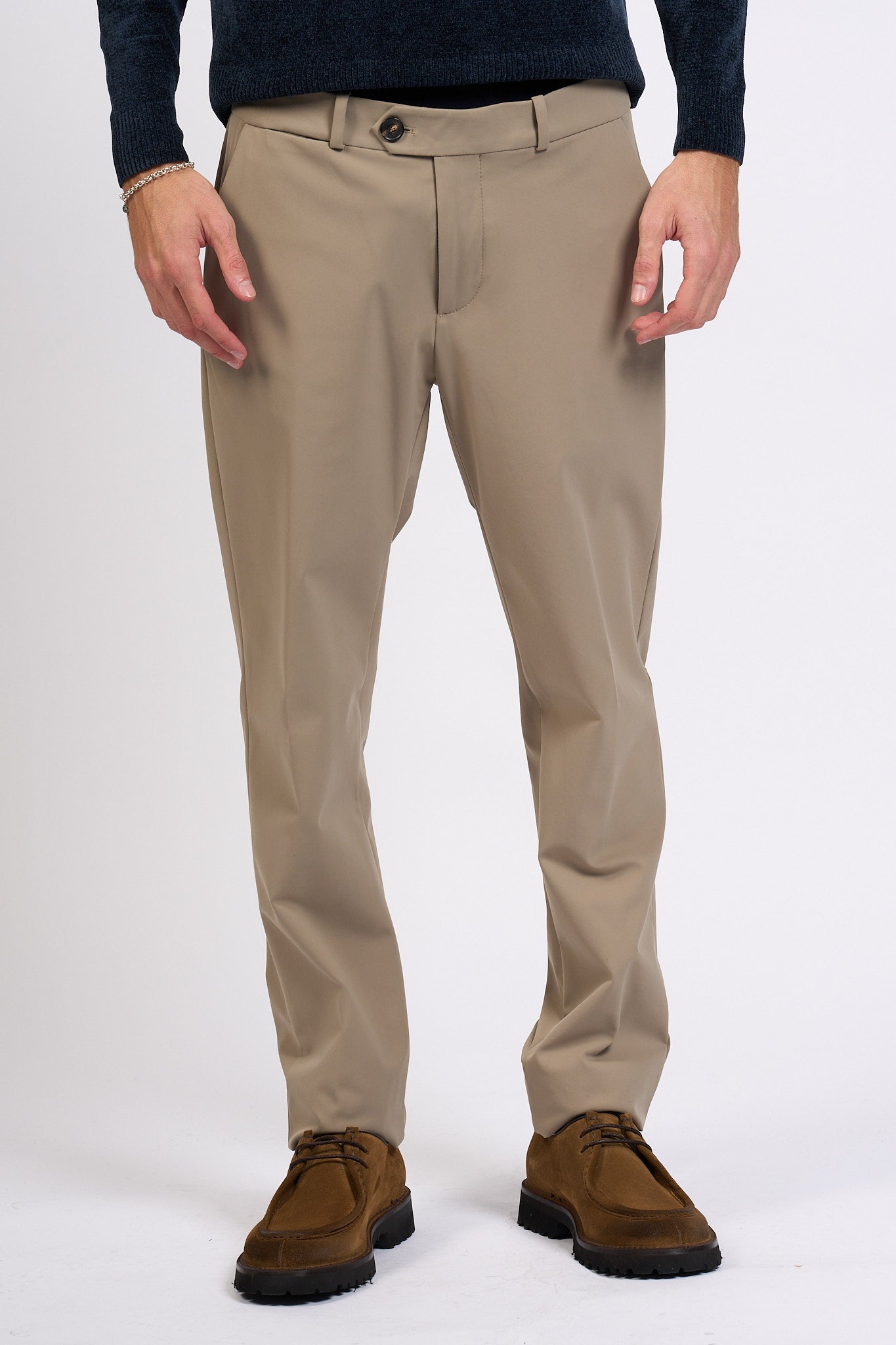 Rrd Pantaloni Soft Touch Tabacco Uomo-3