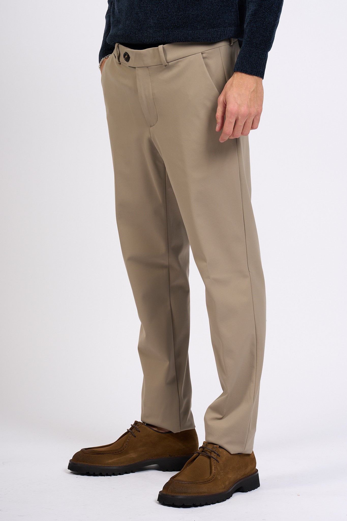 Rrd Pantaloni Soft Touch Tabacco Uomo-4