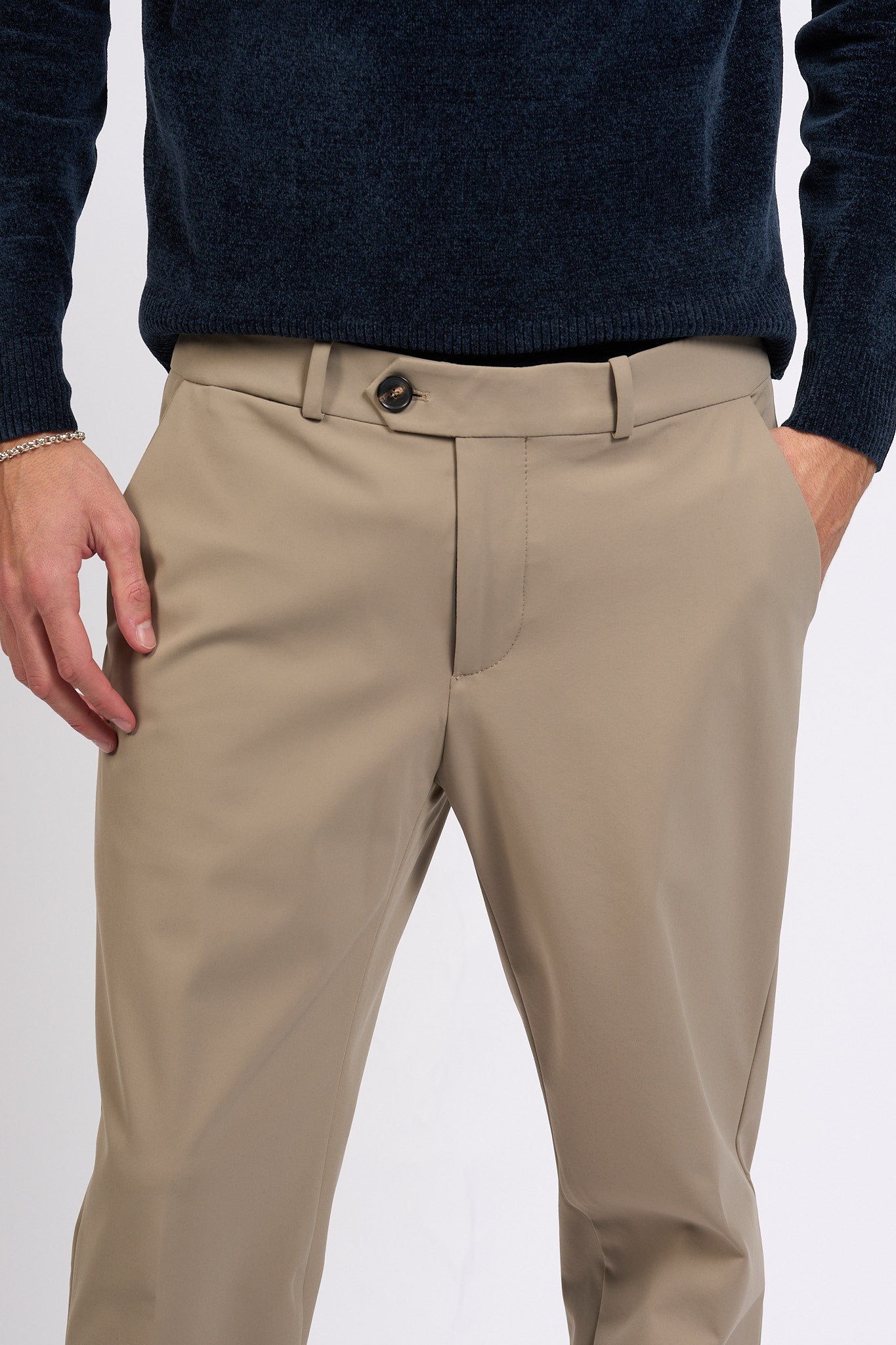Rrd Pantaloni Soft Touch Tabacco Uomo-7