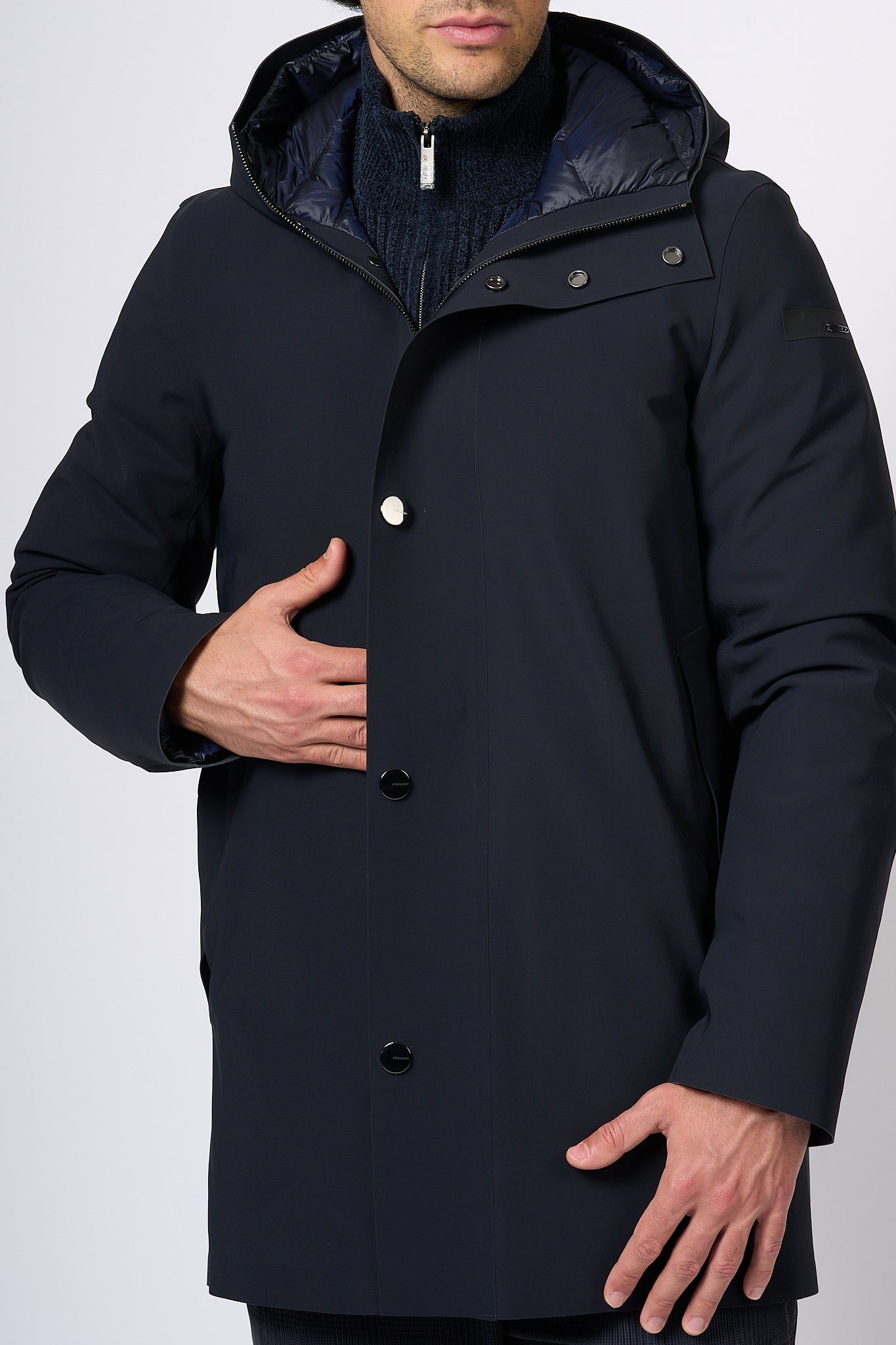 Rrd Parka Down Under Blu Uomo-7