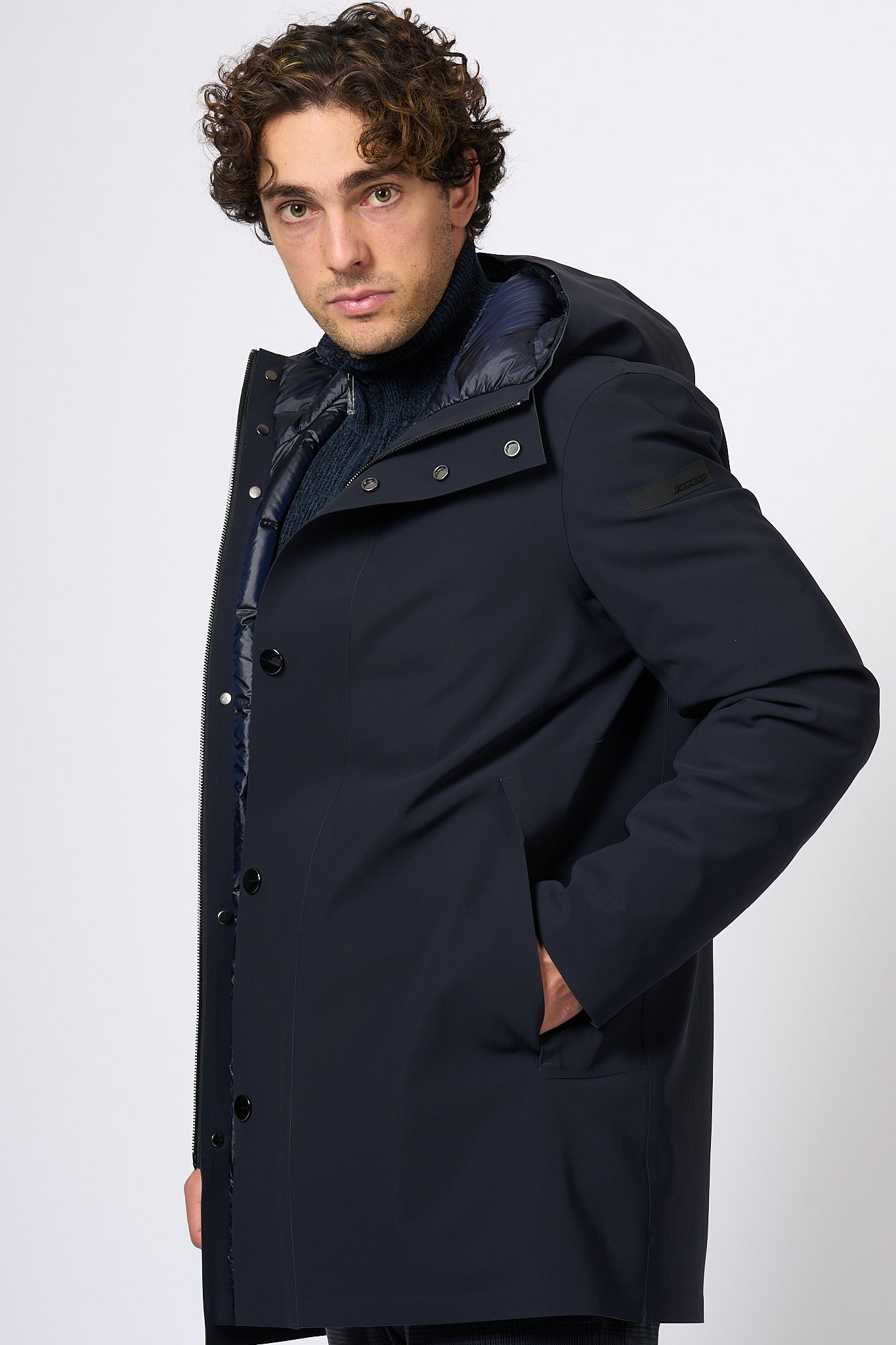 Rrd Parka Down Under Blu Uomo-8