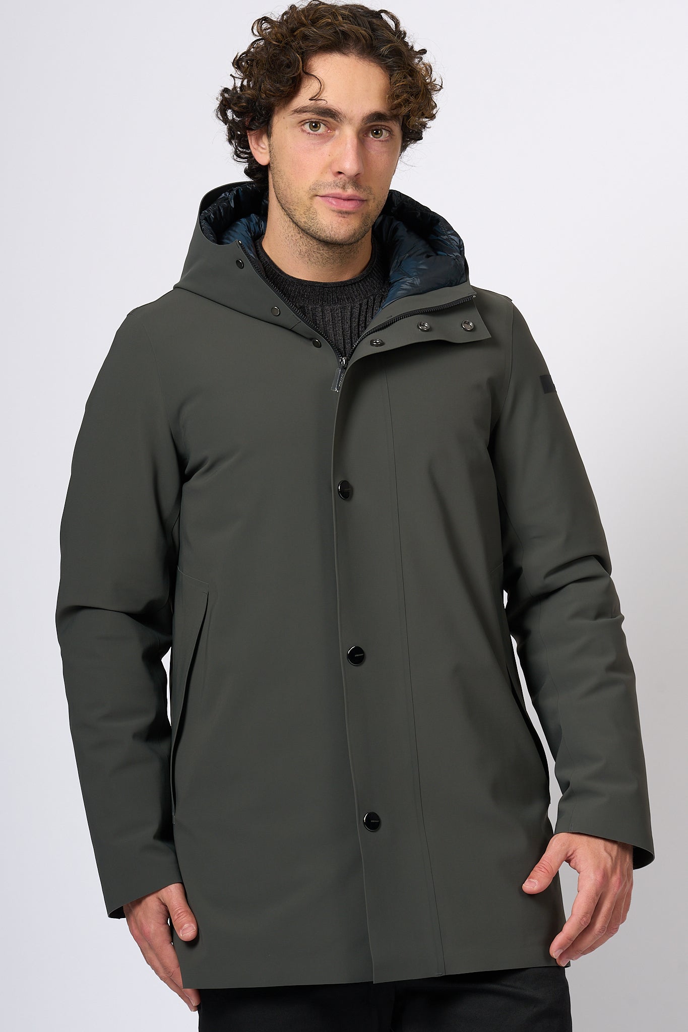 Rrd Parka Down Under Verde Uomo-5