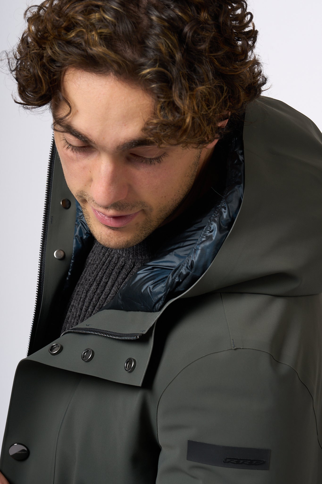 Rrd Parka Down Under Verde Uomo-8