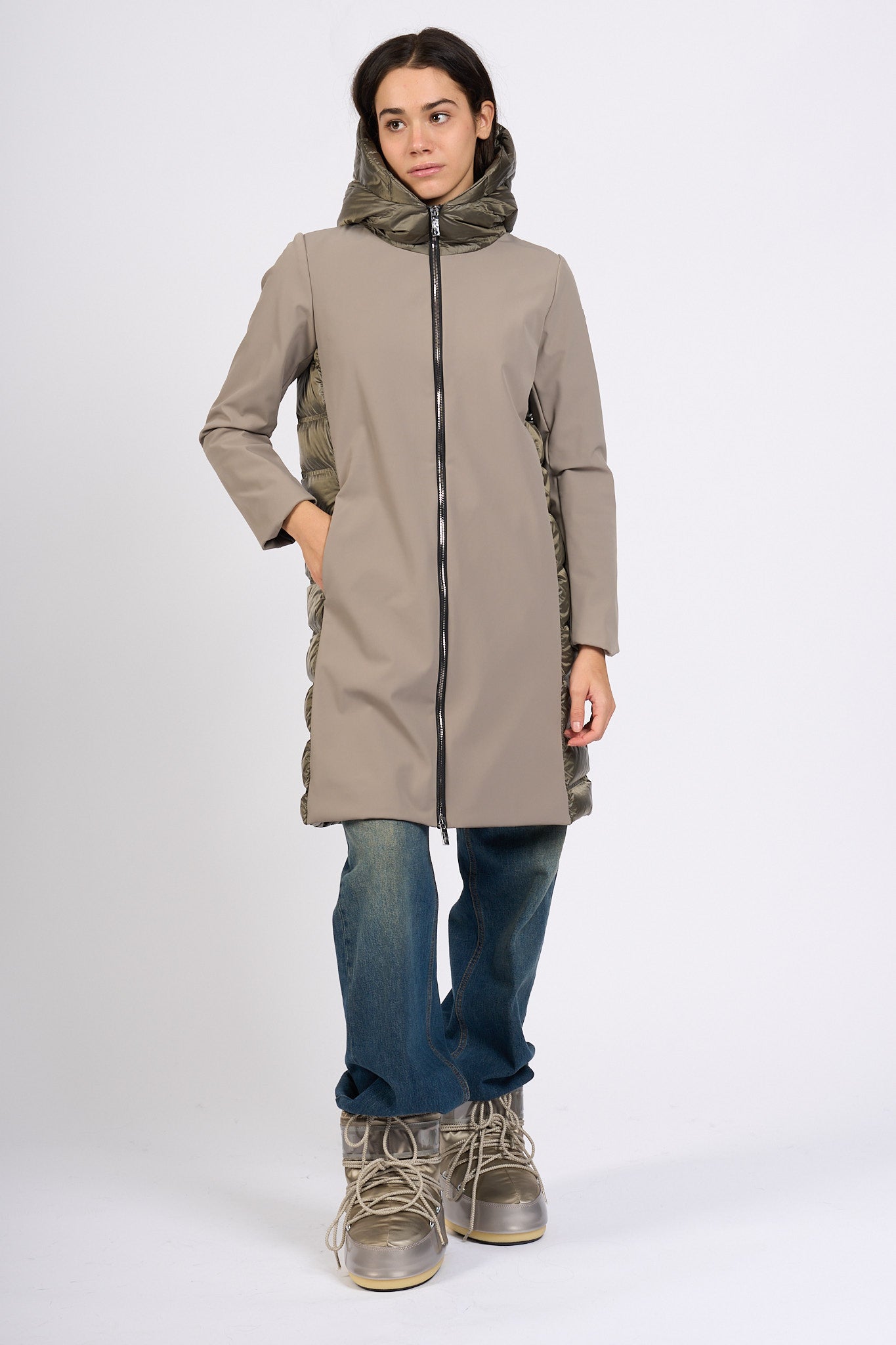 Rrd Parka Thermo Hybrid Tabacco Donna-3