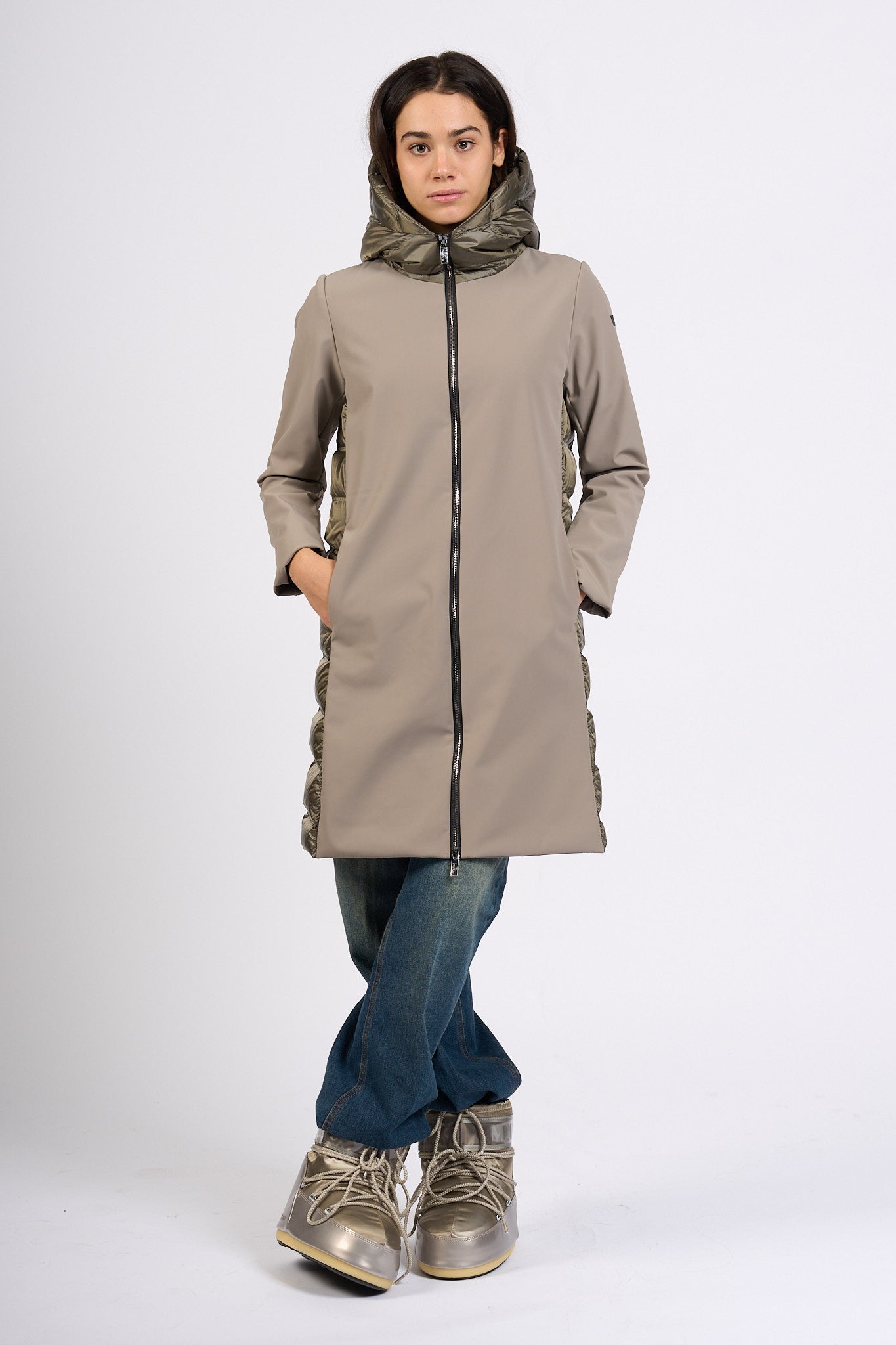 Rrd Parka Thermo Hybrid Tabacco Donna-1
