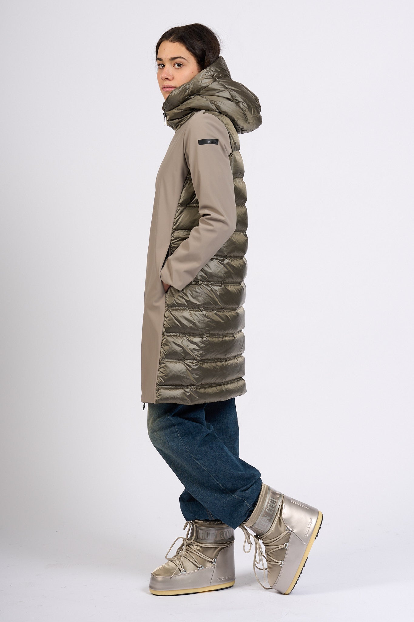 Rrd Parka Thermo Hybrid Tabacco Donna-4