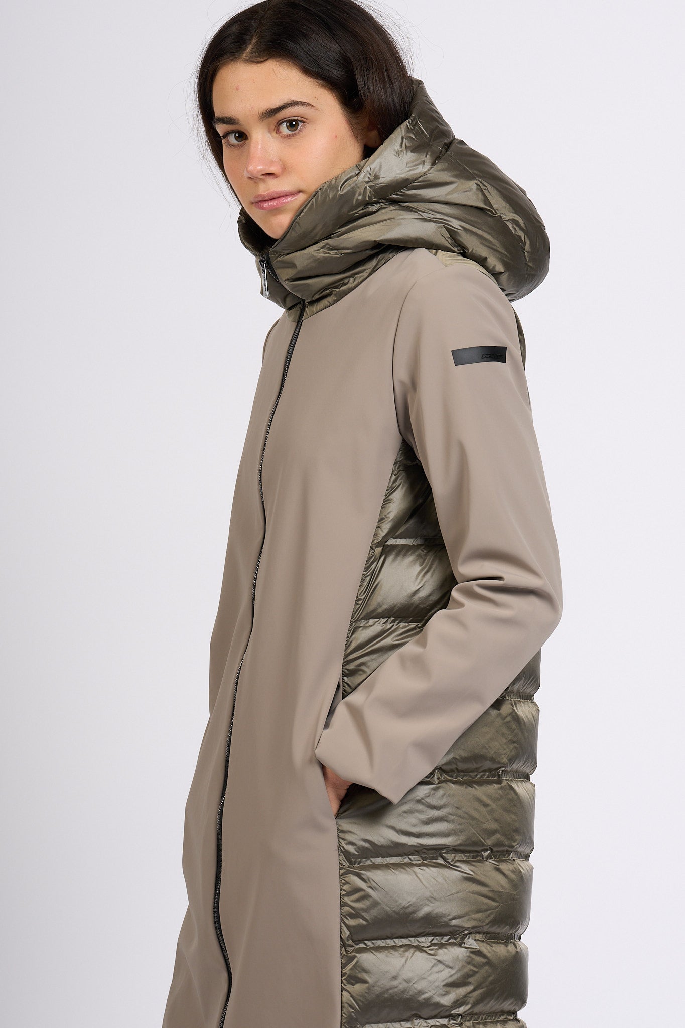 Rrd Parka Thermo Hybrid Tabacco Donna-5