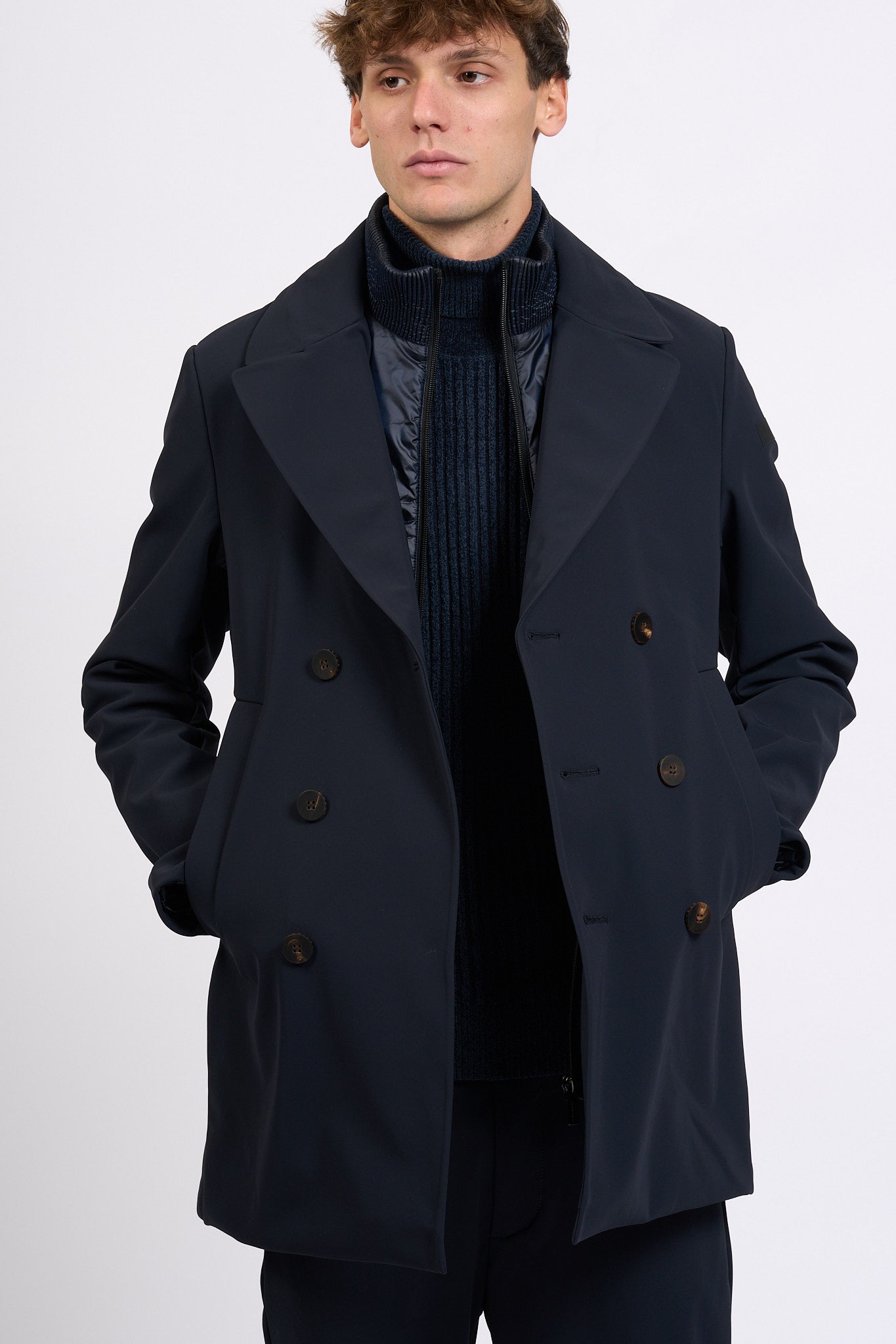 Rrd Peacot in Surflex Blu Scuro Uomo-7