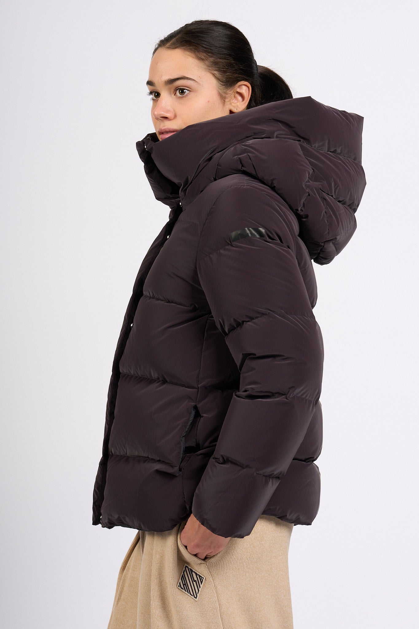 Rrd Piumino Corto Bordeaux Donna-6