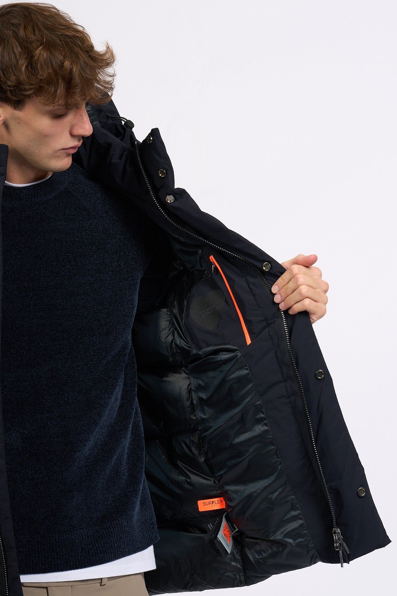 Rrd Piumino Winter Tubic Cappuccio Blu Uomo-9