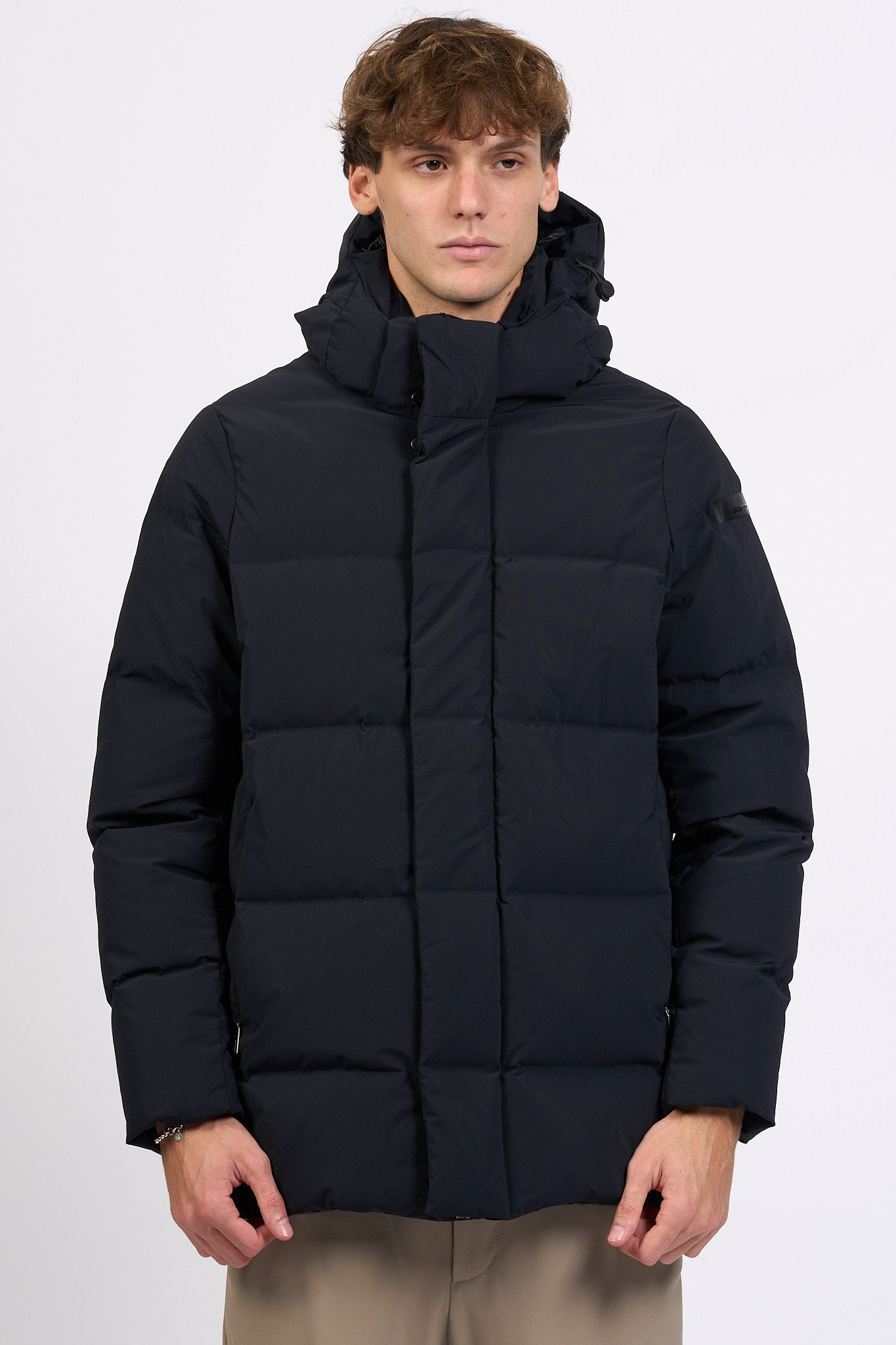 Rrd Piumino Winter Tubic Cappuccio Blu Uomo-4