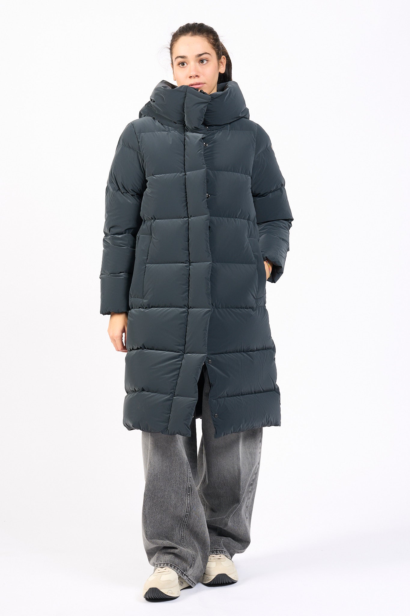 Rrd Piumino midi Grigio Donna-2