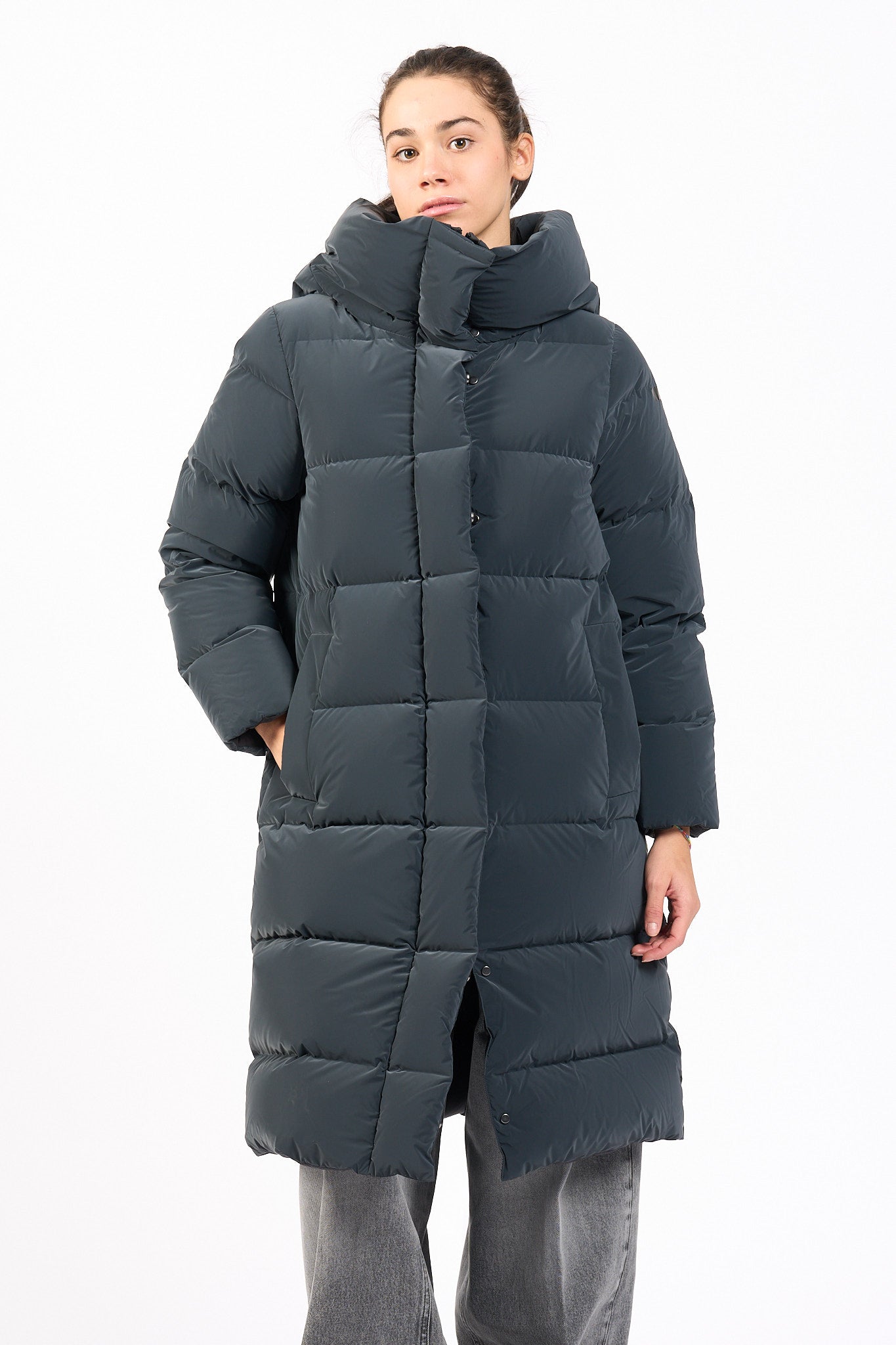 Rrd Piumino midi Grigio Donna-4