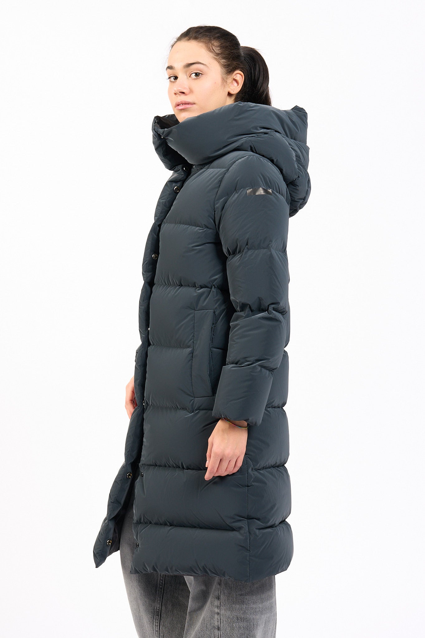 Rrd Piumino midi Grigio Donna-5