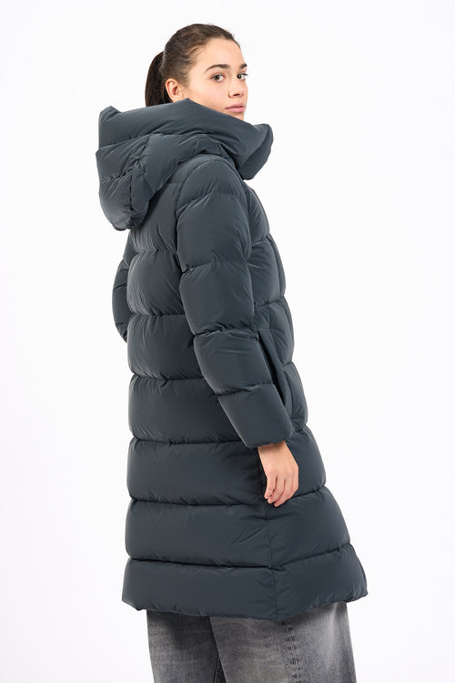 Rrd Piumino midi Grigio Donna