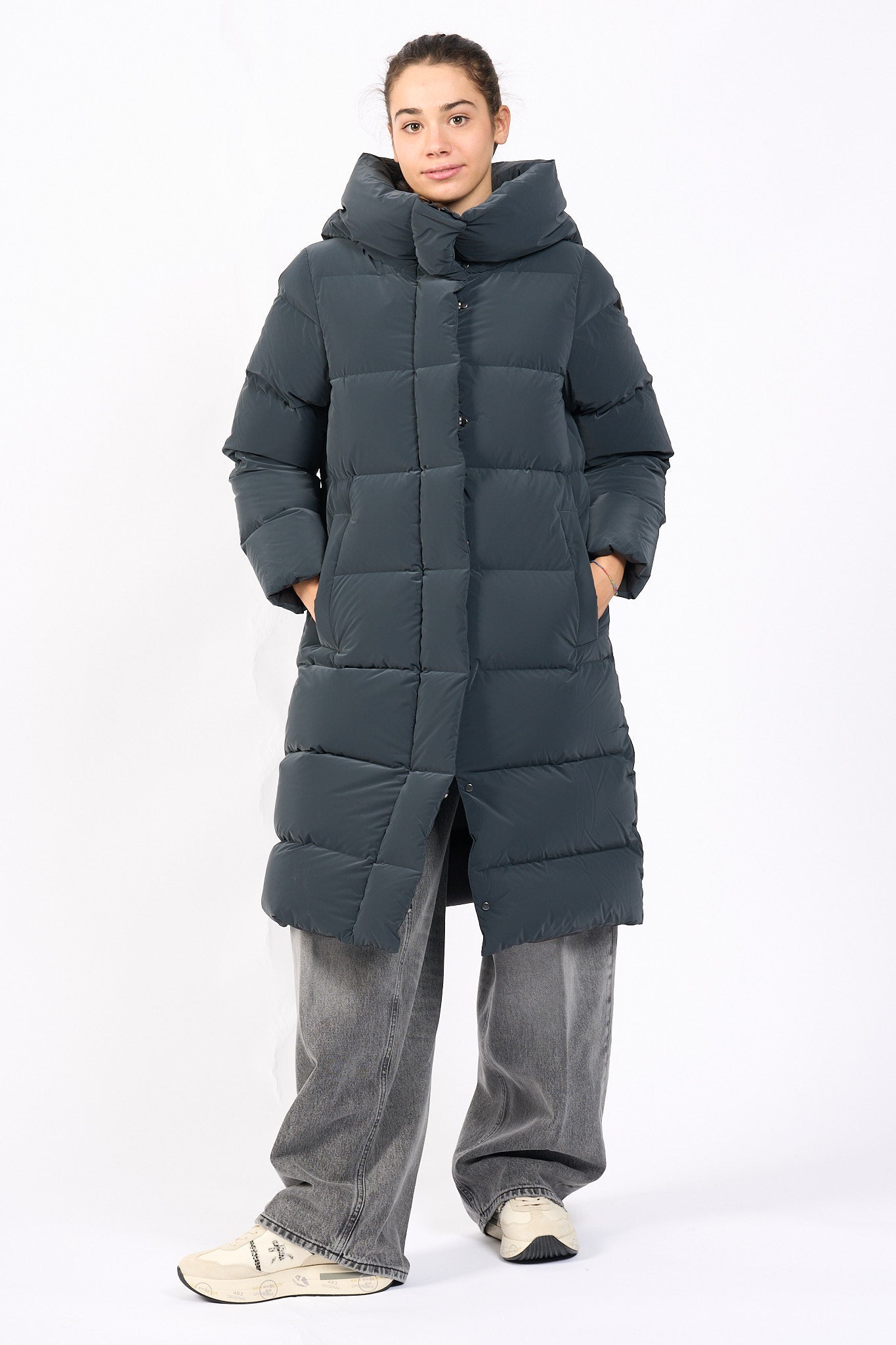 Rrd Piumino midi Grigio Donna-6