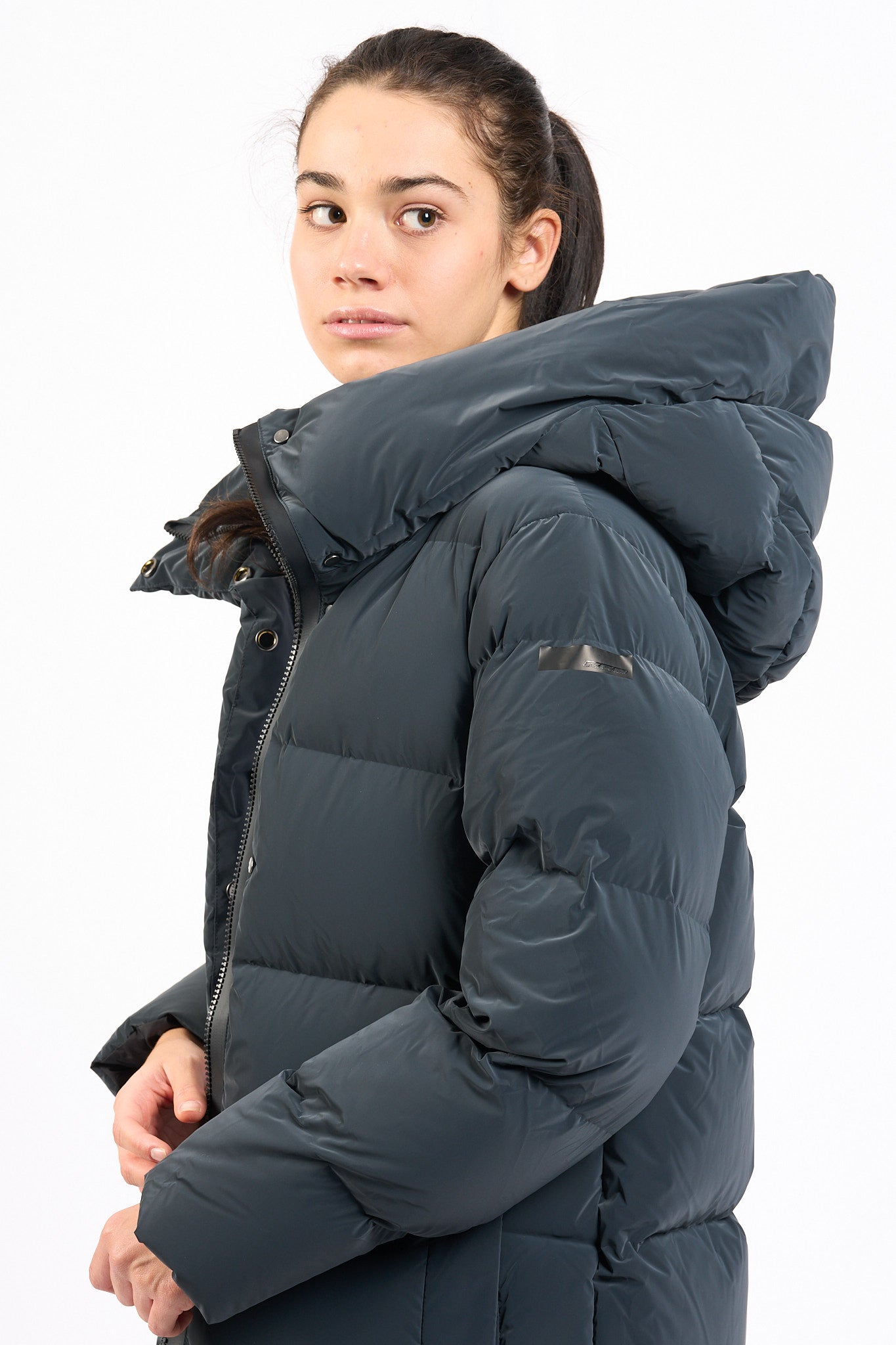 Rrd Piumino midi Grigio Donna-3