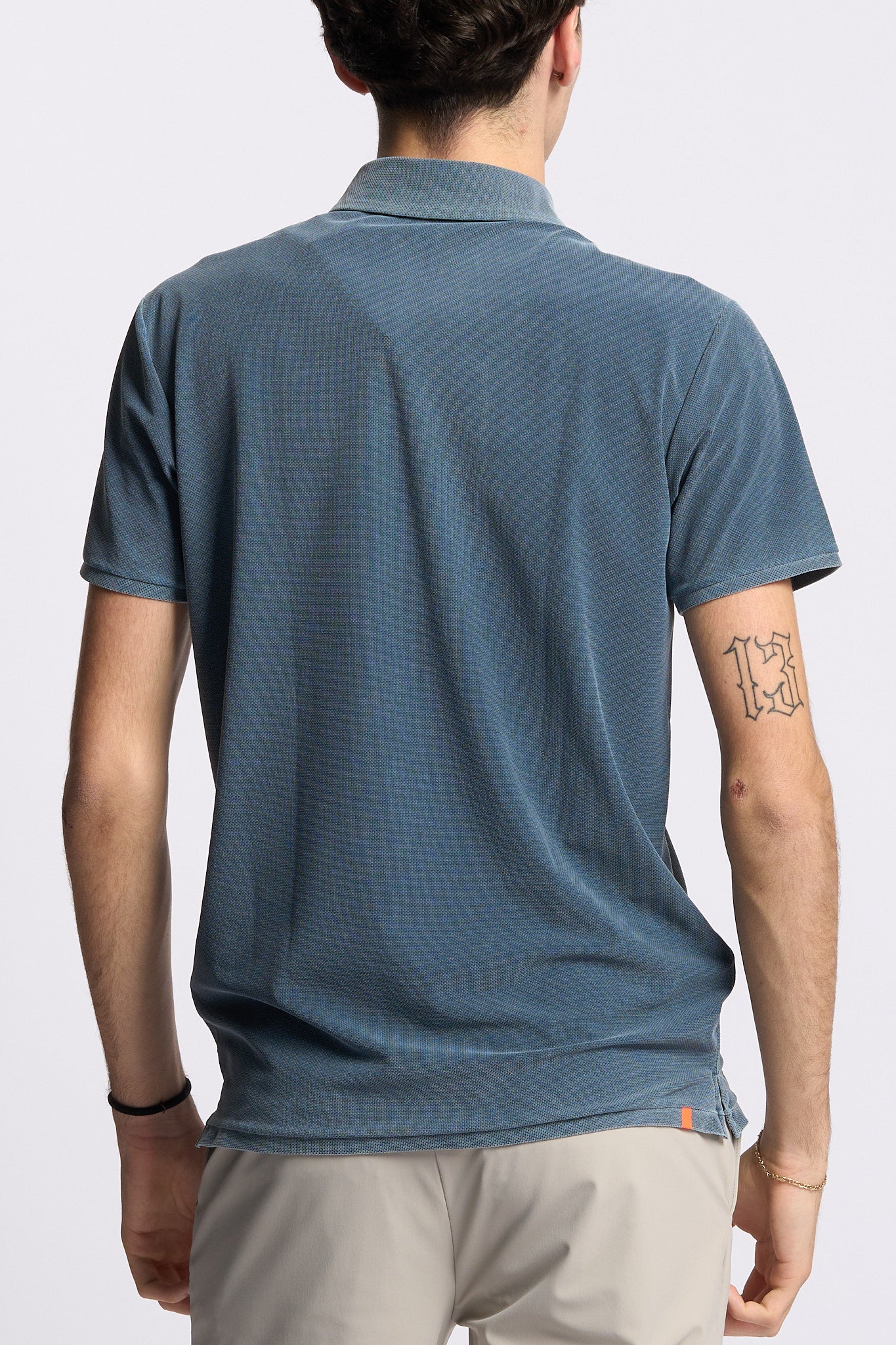 Rrd Polo PiquÈ Mm Blu Uomo-5