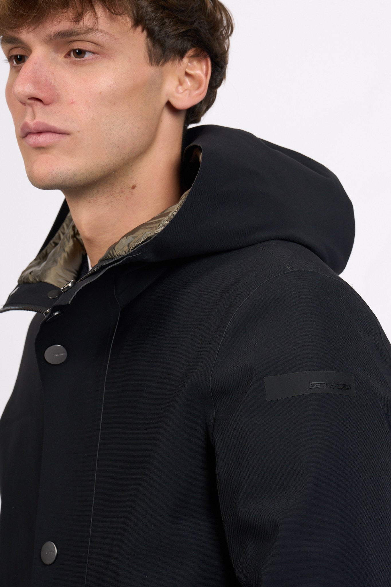 Rrd Piumino Parka Surflex Nero Uomo-8