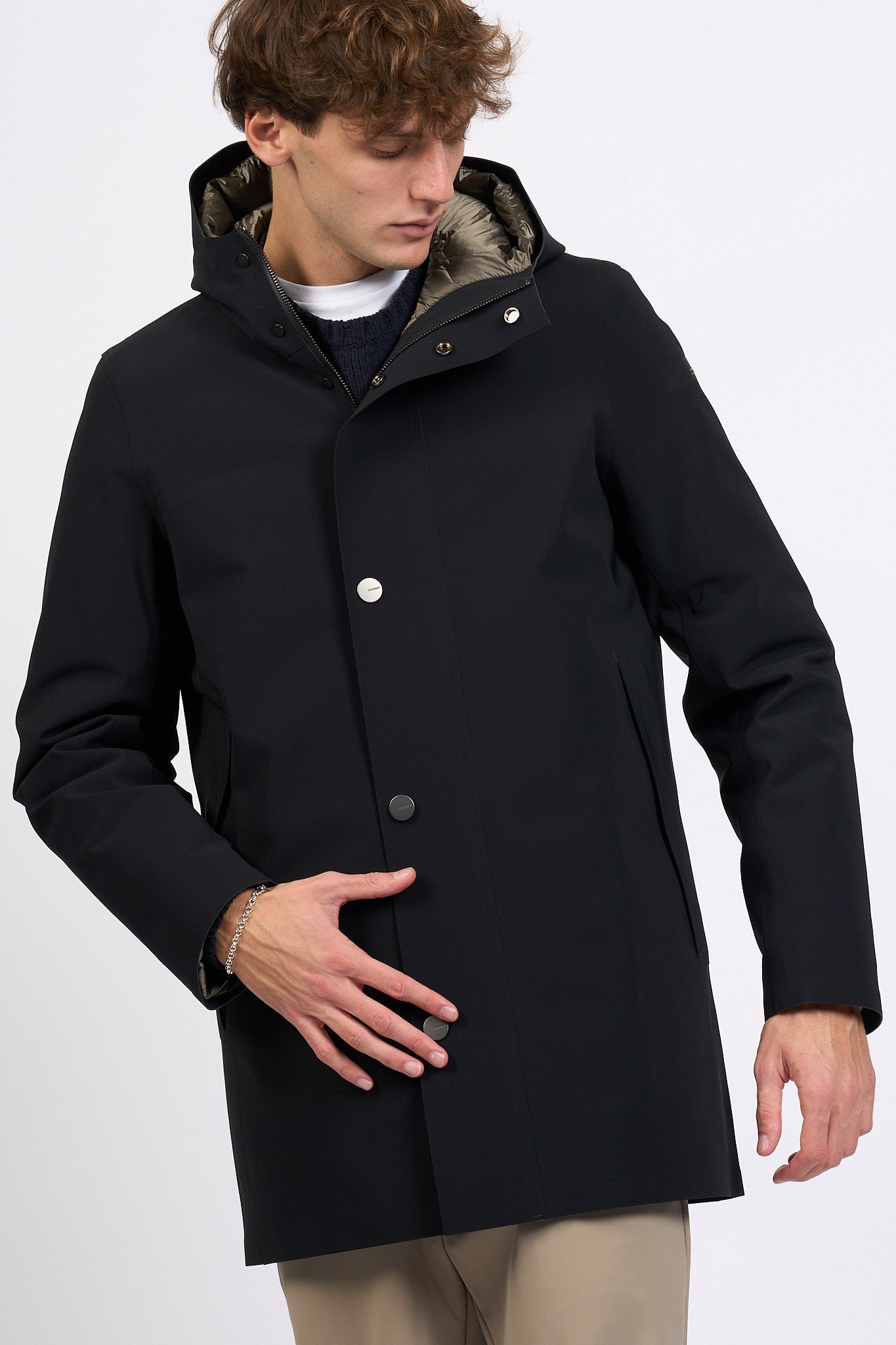 Rrd Piumino Parka Surflex Nero Uomo-3