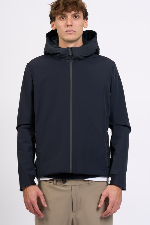 Rrd Piumino Stretch Montecristo Blu nero Uomo