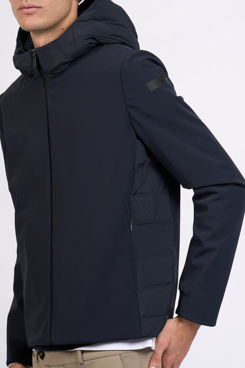 Rrd Piumino Stretch Montecristo Blu nero Uomo-2