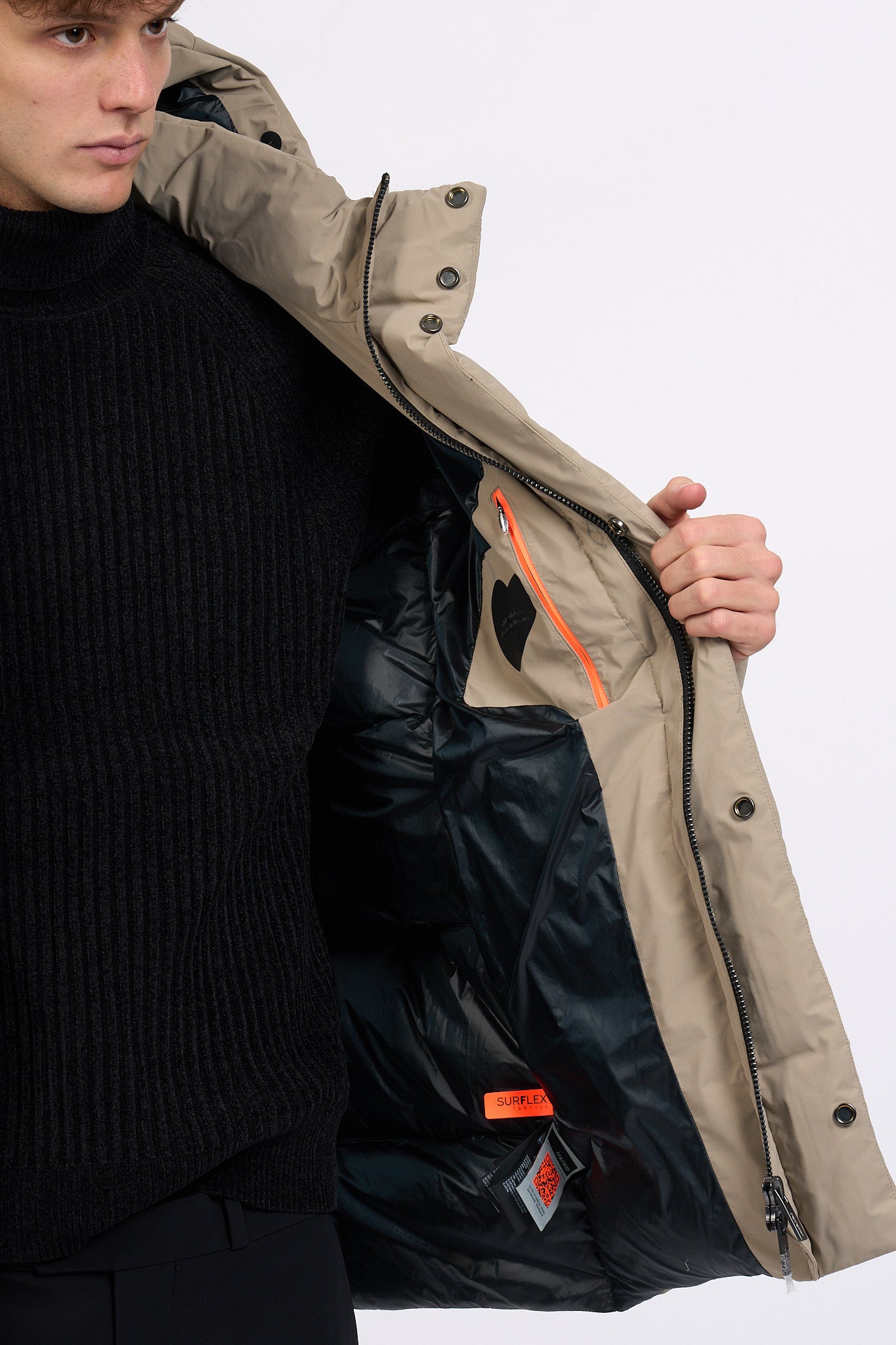 Rrd Piumino Winter Tubic Cappuccio Sabbia Uomo-8